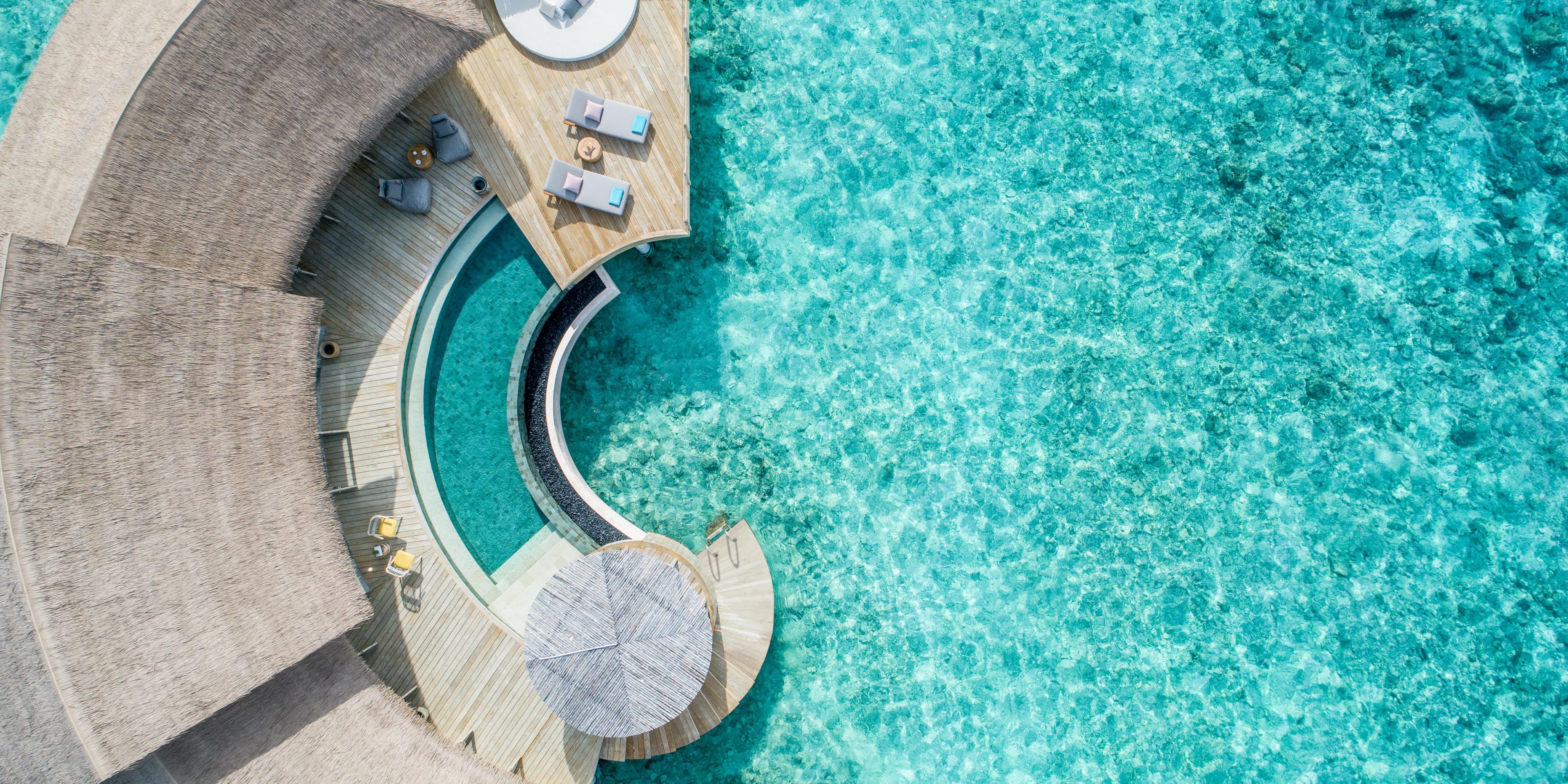 Two-bedroom overwater pool villa 