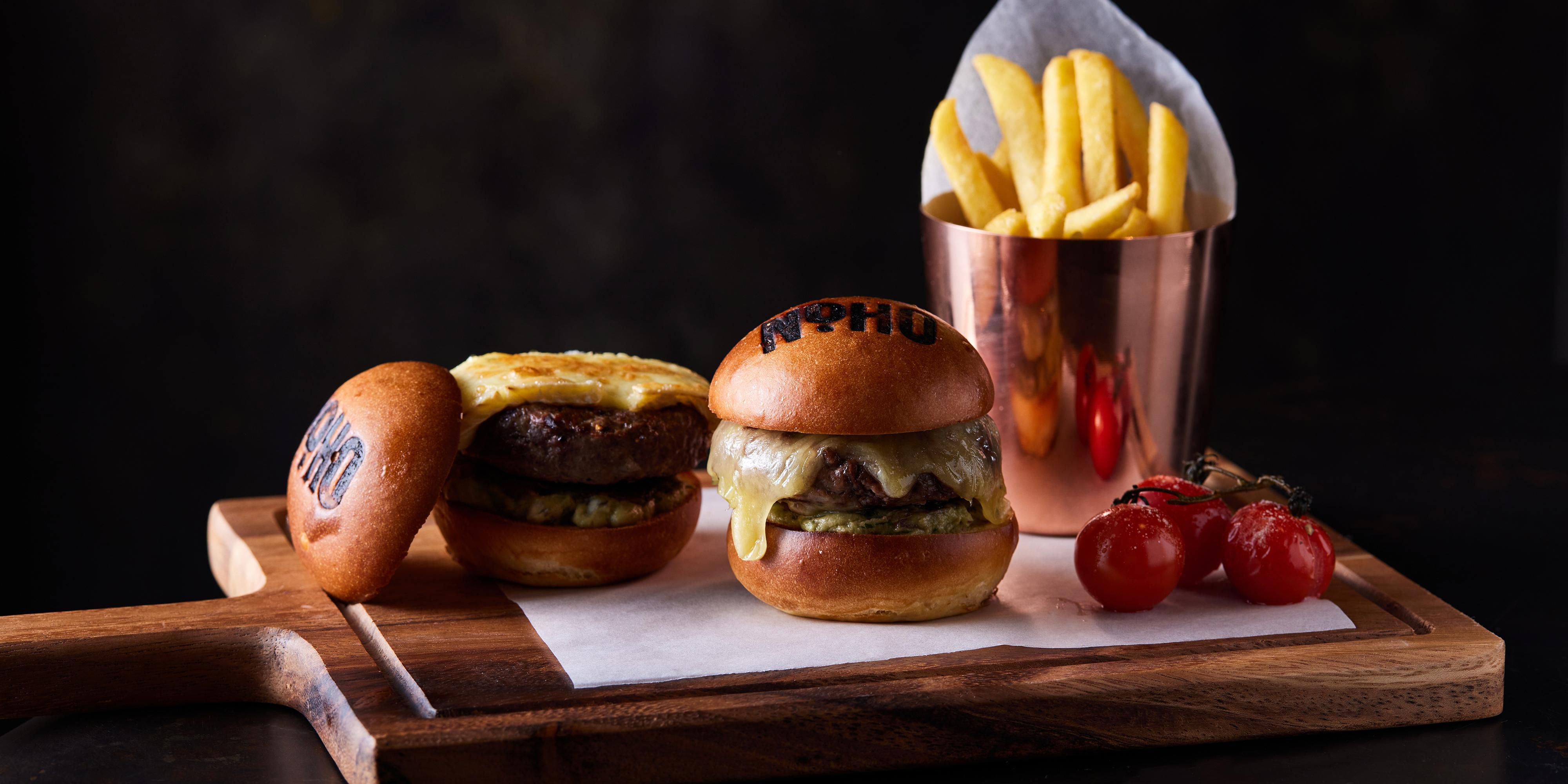 Inspired by the energy and style of the iconic North of Houston Street district, NoHo Bar & Grill blends chic sophistication with contemporary flair. Share gourmet platters, sip on expertly crafted cocktails, and immerse yourself in a dining experience that captures the bold, vibrant essence of New York.