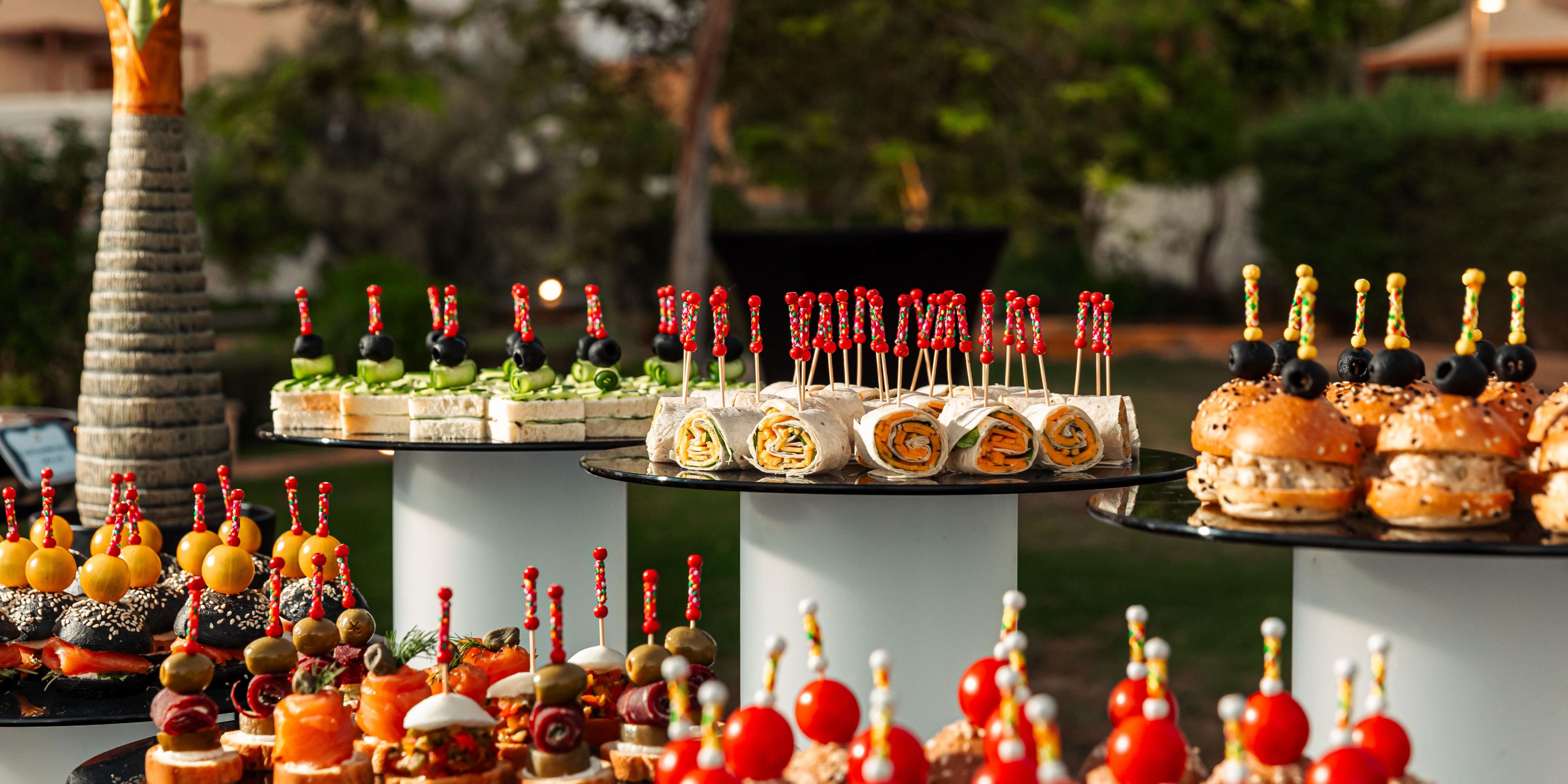 We offer bespoke outside catering, crafted exclusively for distinguished events. From elite government functions and embassy soirées to refined corporate gatherings and lavish private celebrations, we bring gourmet excellence to your venue. Enjoy a 20% privilege on all tailored menus, elevating every occasion with unparalleled sophistication.