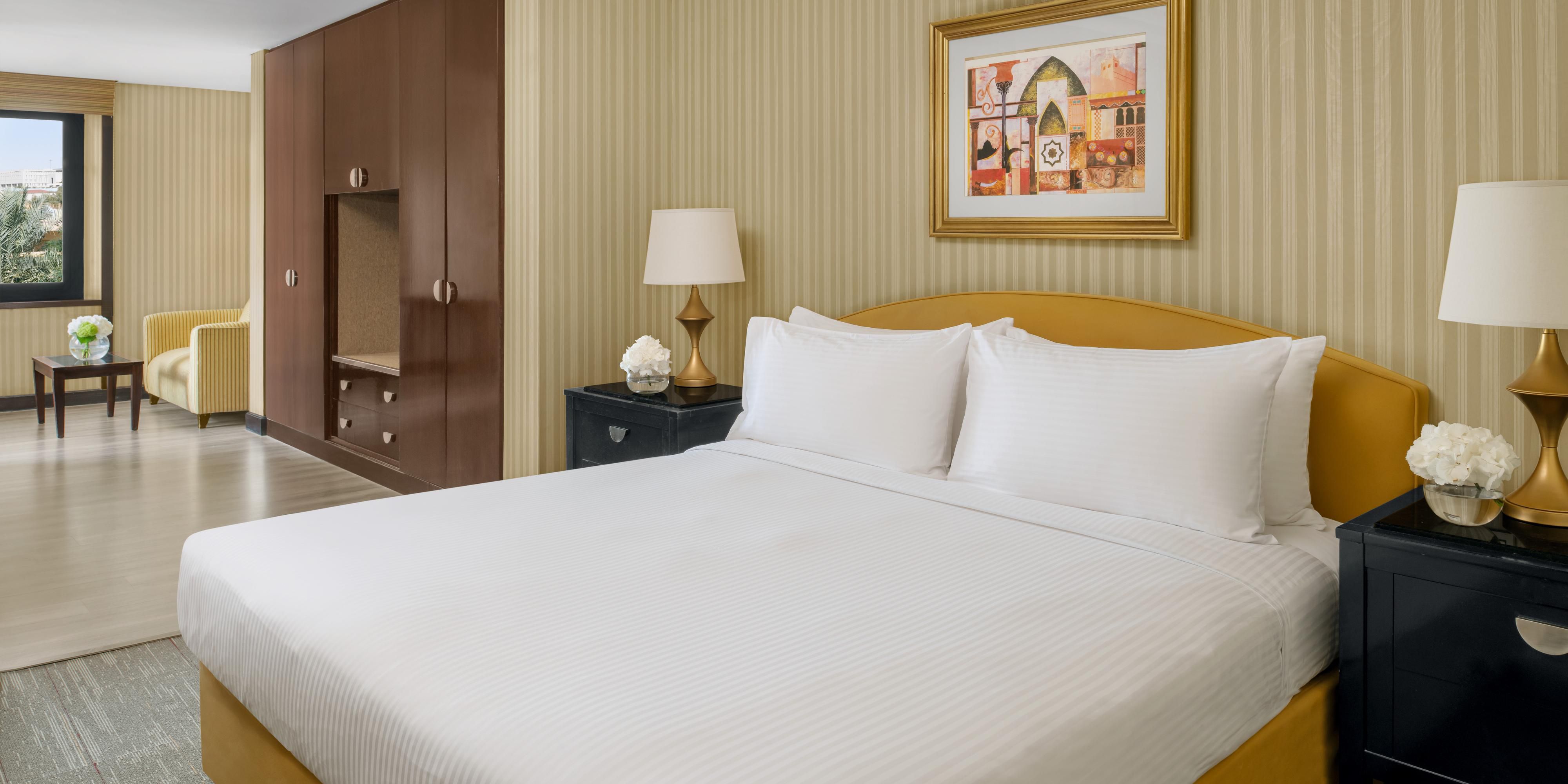 Our spacious rooms are an escape tailored to your every comfort