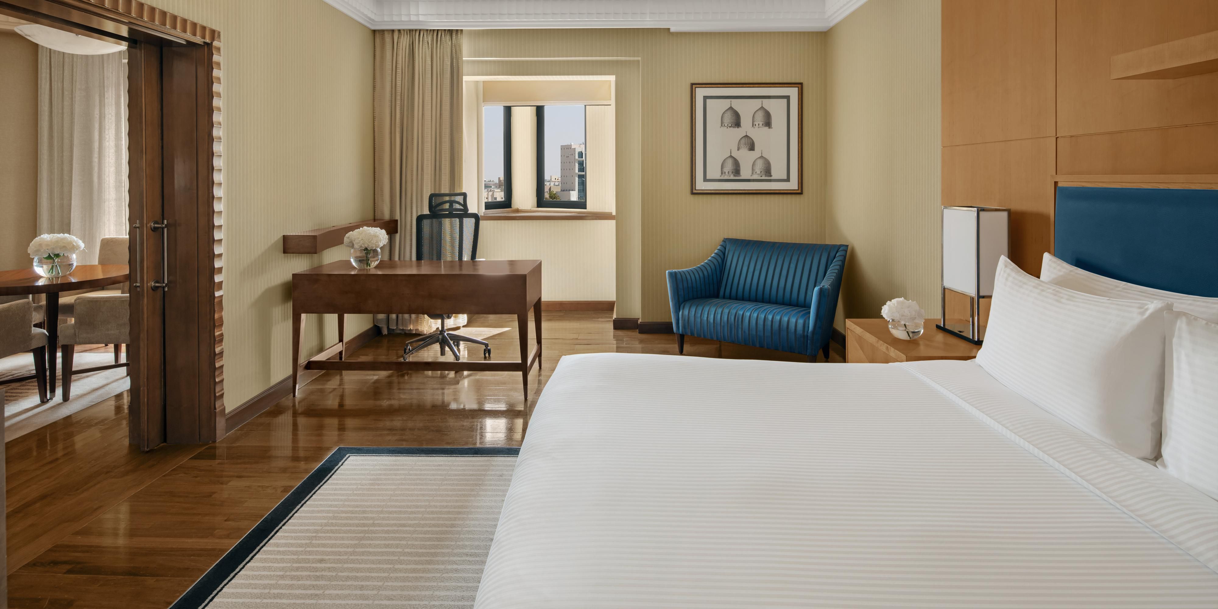 Enjoy luxury at its best and marvel from our Presidential Suite