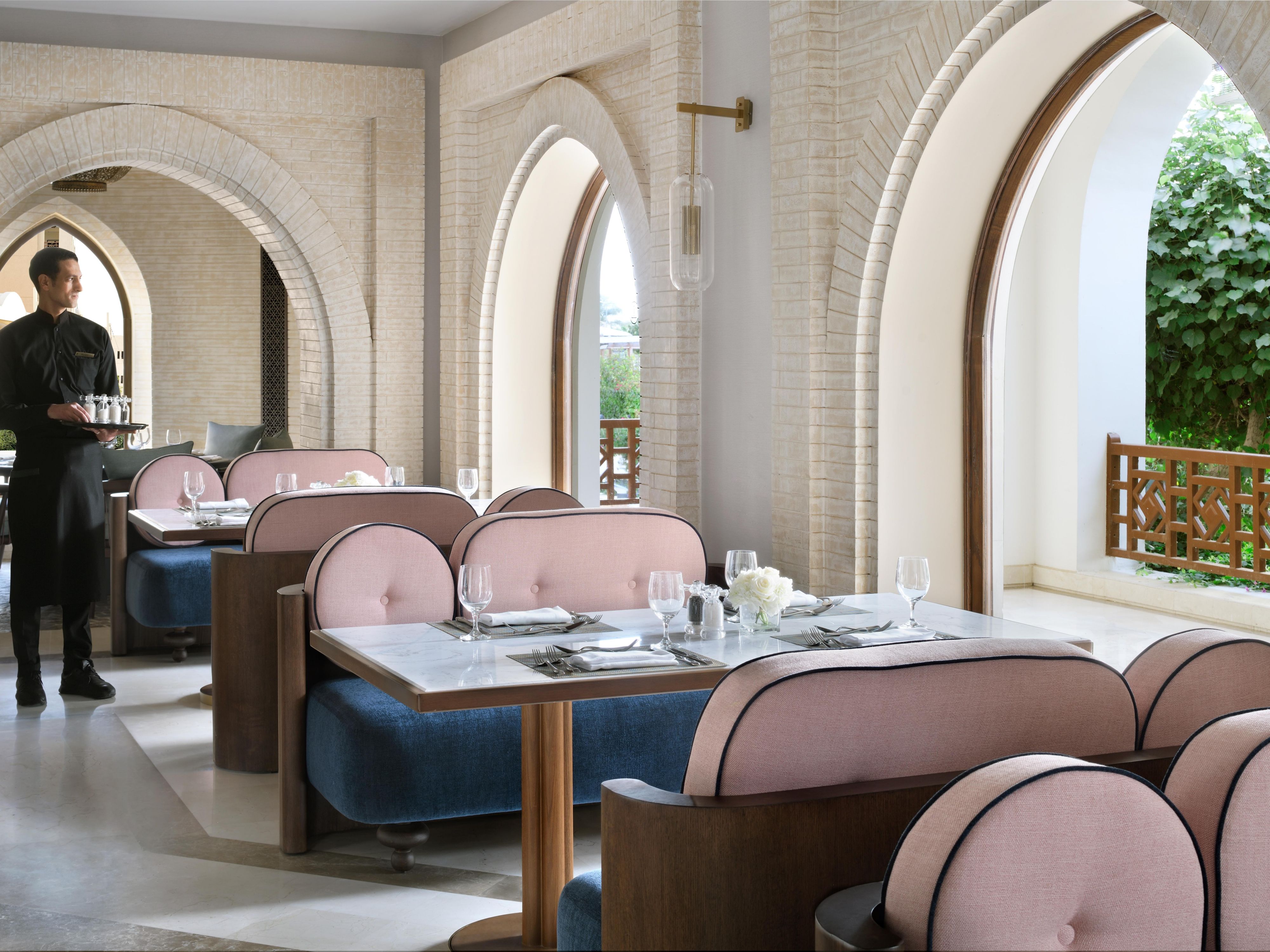 Enjoy an array of succulent dishes at Les Palmiers