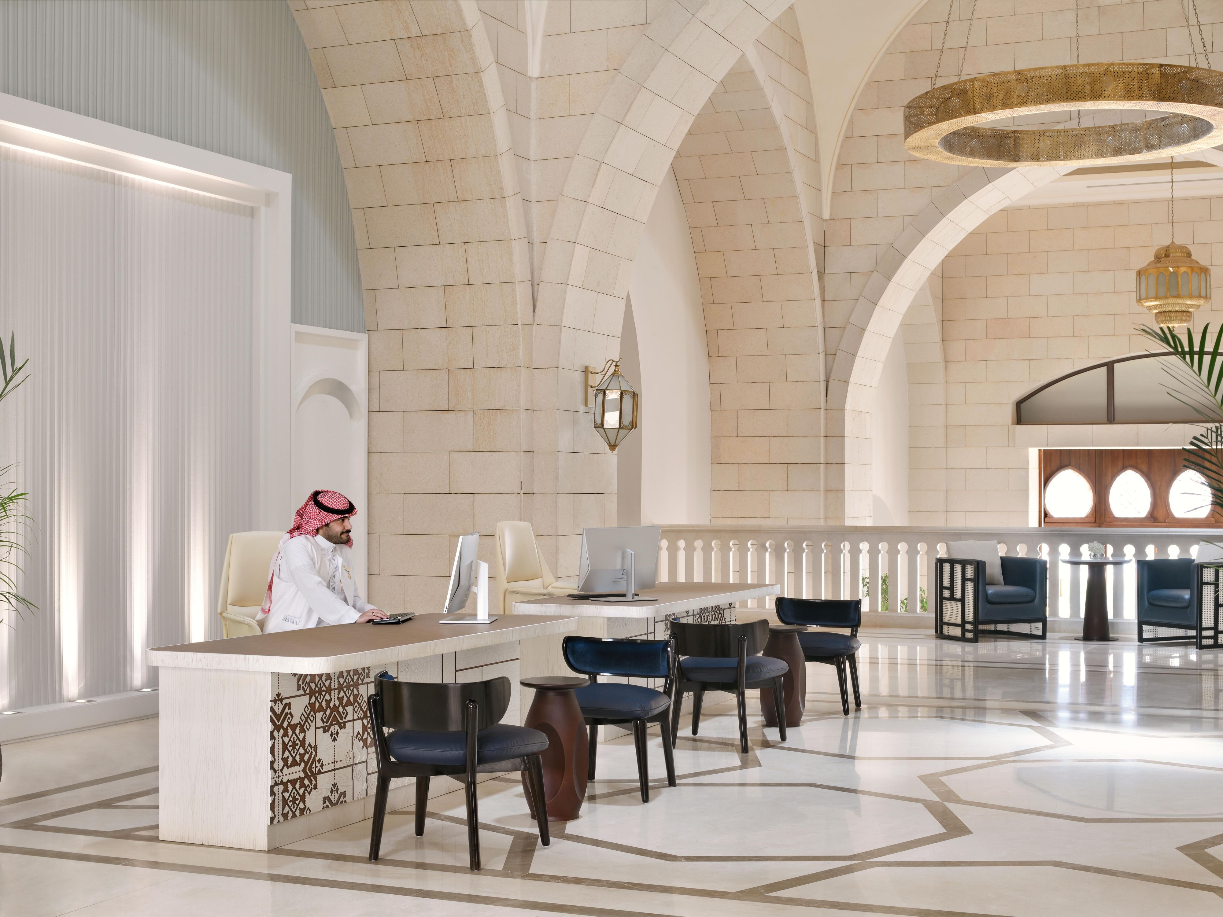 Immerse in unparalleled hospitality when you reach our front desk