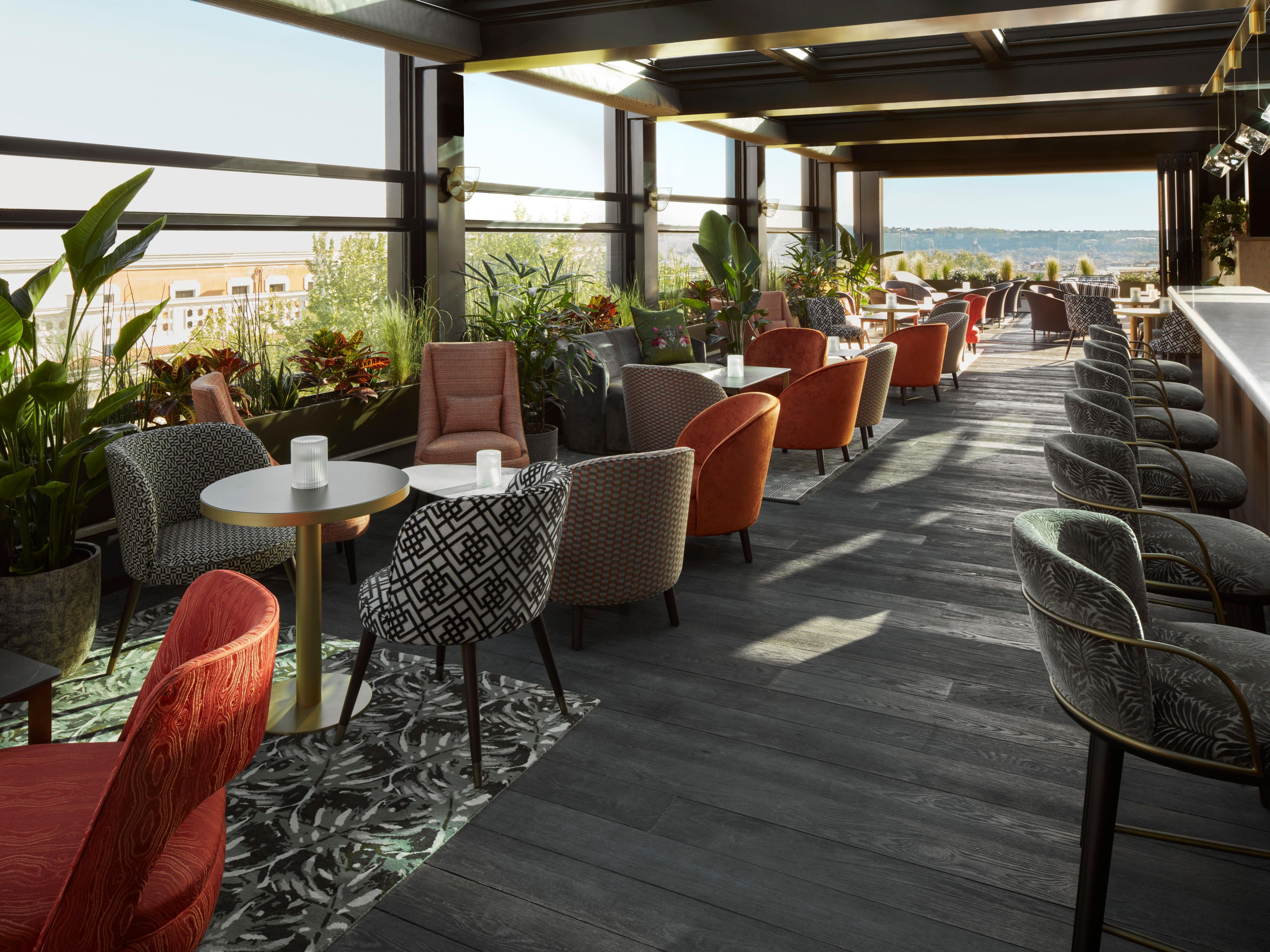 Charlie's Rooftop Bar offers crafted cocktails and stunning views