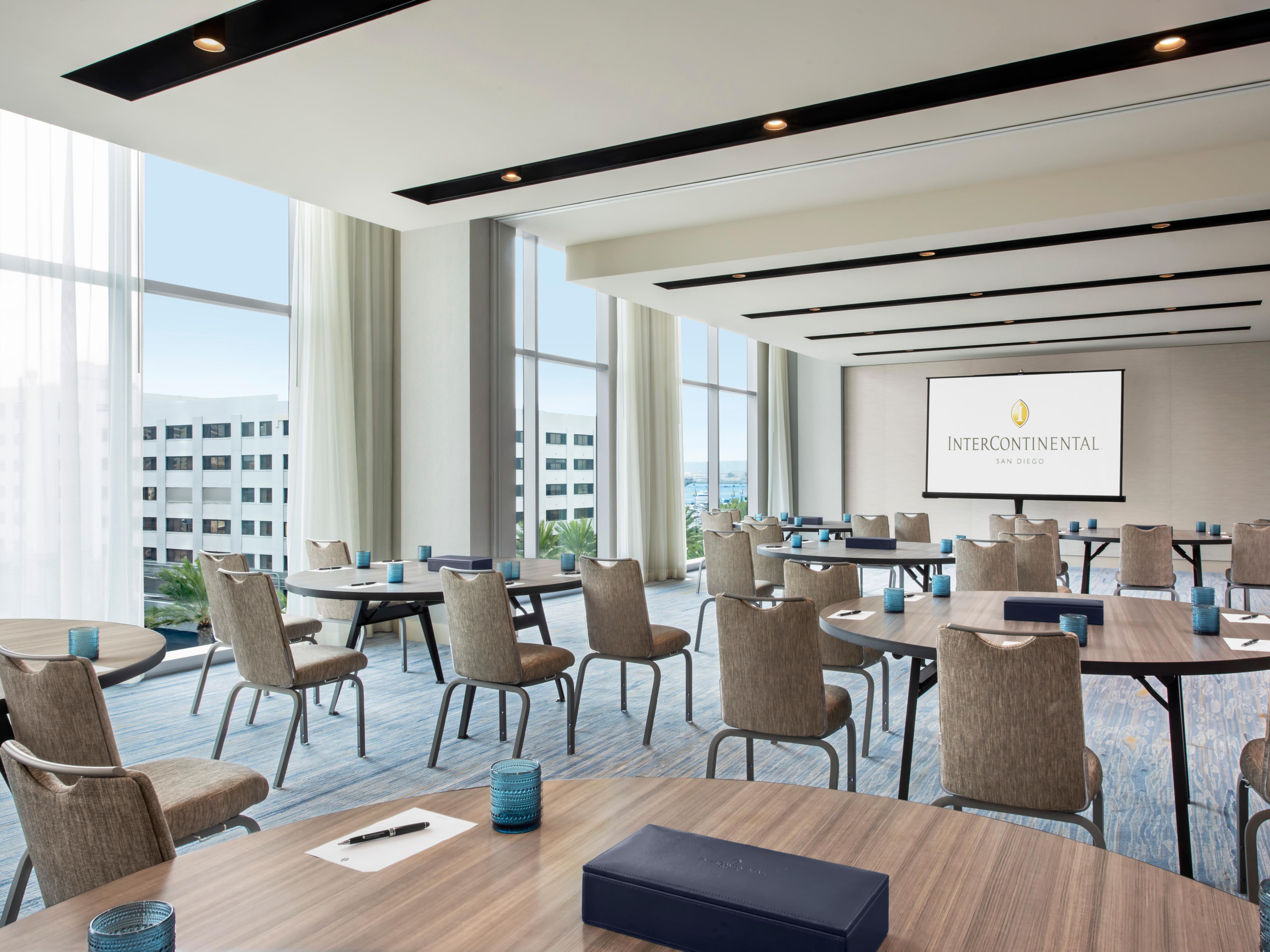 Meeting room with chairs and tables