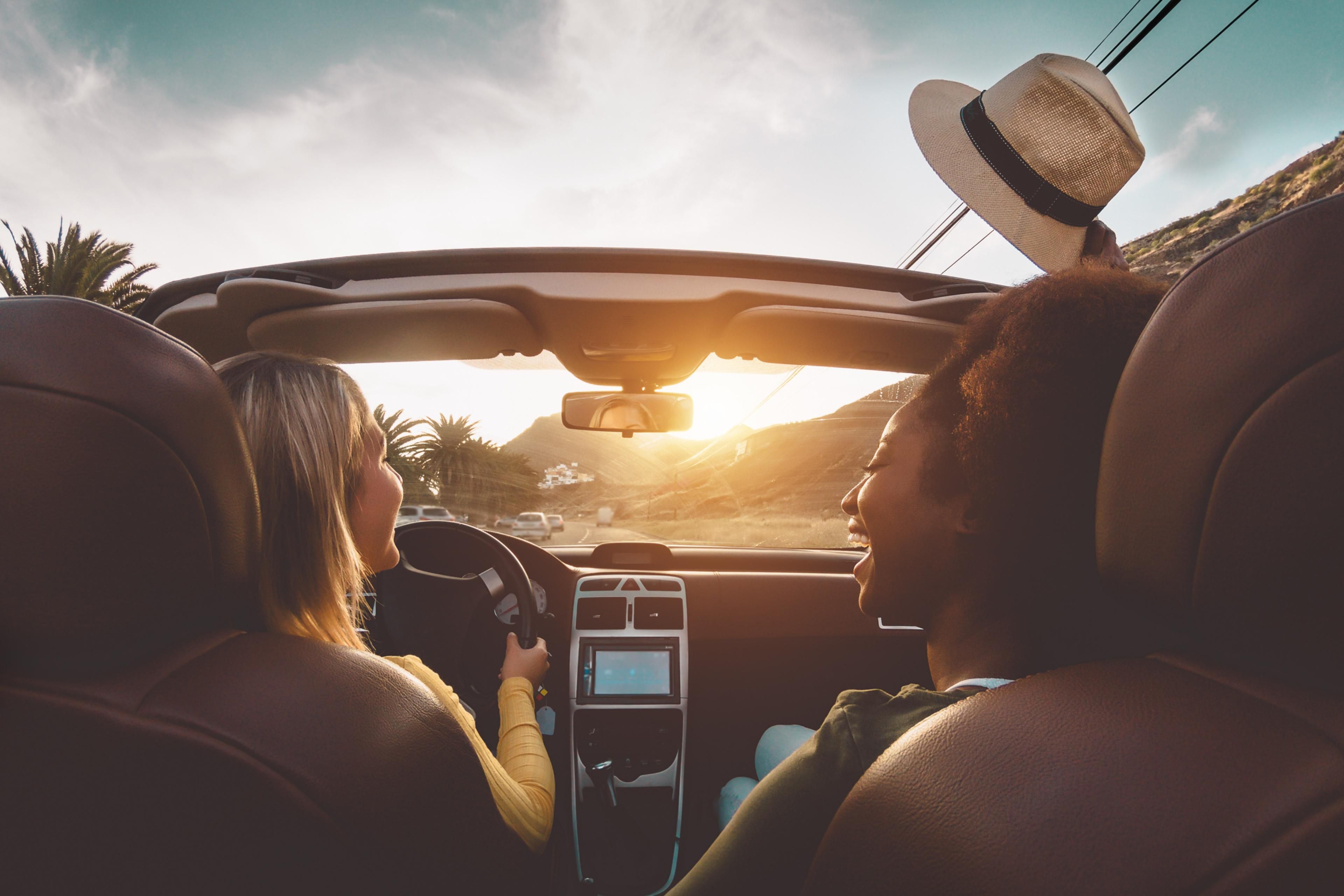 People in a car