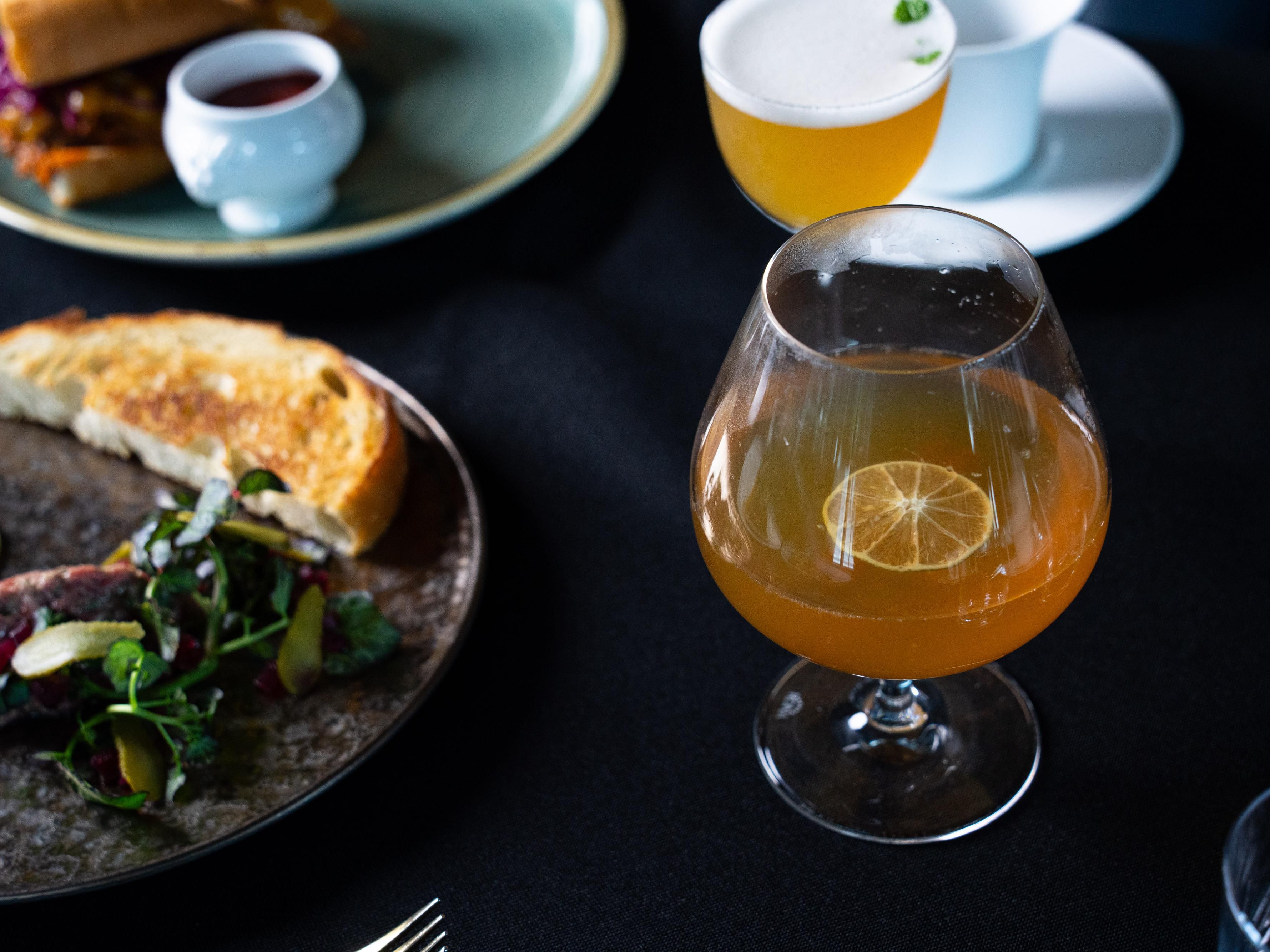  cocktails and bites at our restaurant.