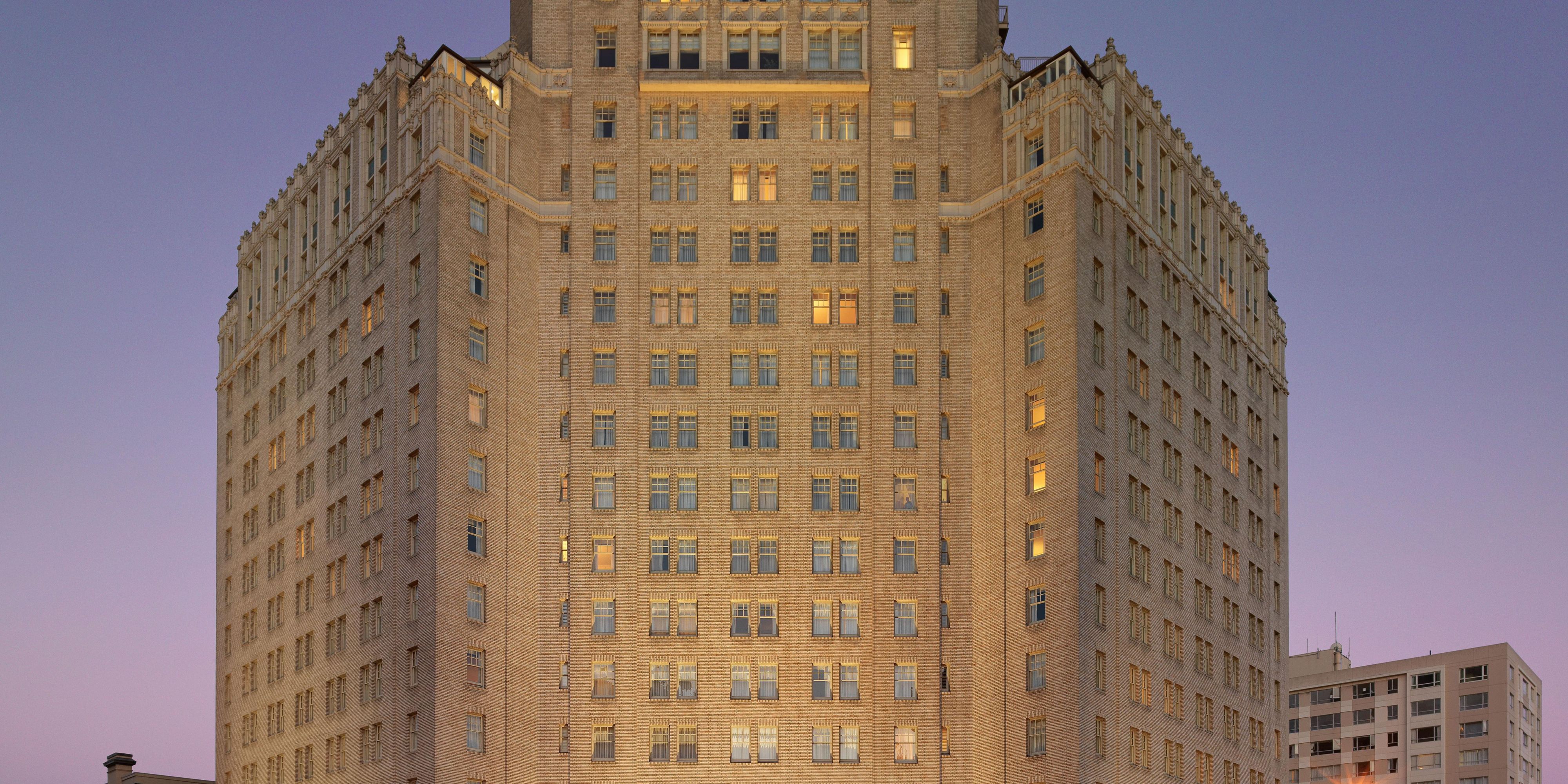 A warm welcome to the InterContinental Mark Hopkins