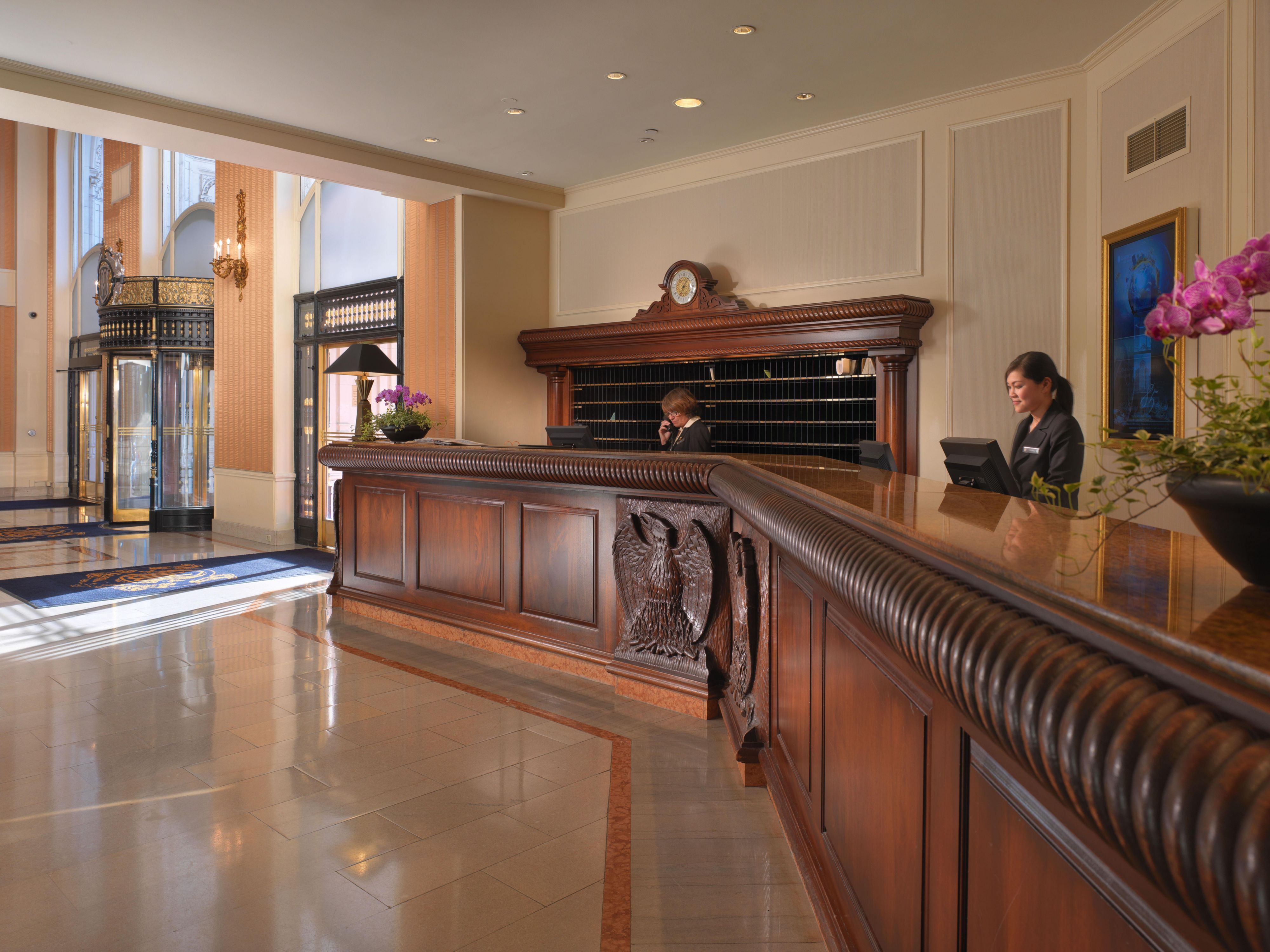 Front desk team is always ready to assist