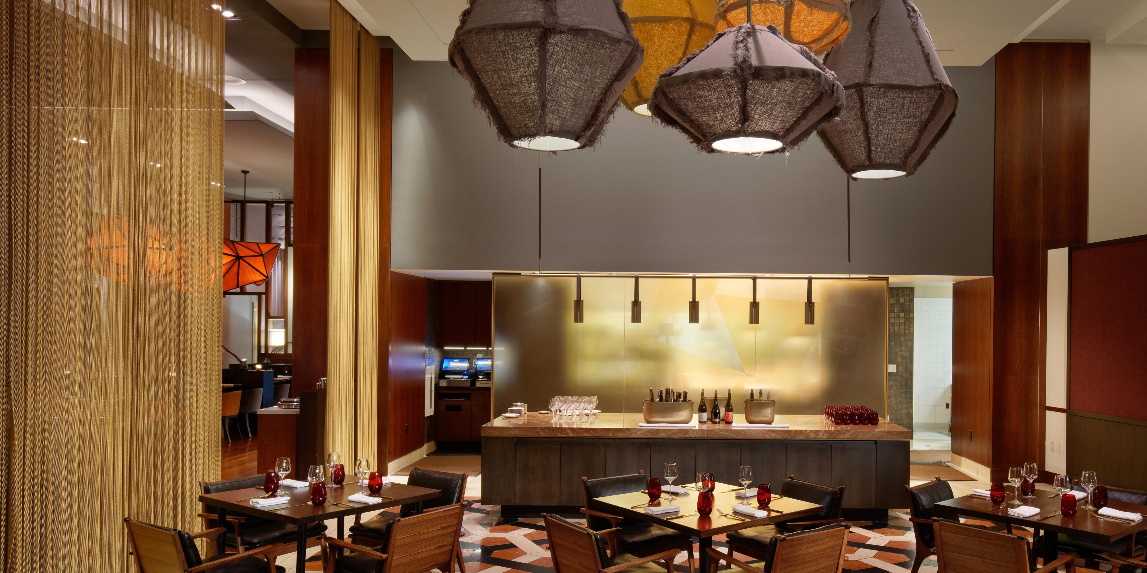 Celebrate Thanksgiving at Bistro 888 inside the InterContinental San Francisco with two festive dining experiences. Enjoy a seasonal buffet filled with holiday favorites and chef-crafted desserts, or join us after 2 p.m. for a family-style dinner served with shared sides and a sweet finish. $95 per person.