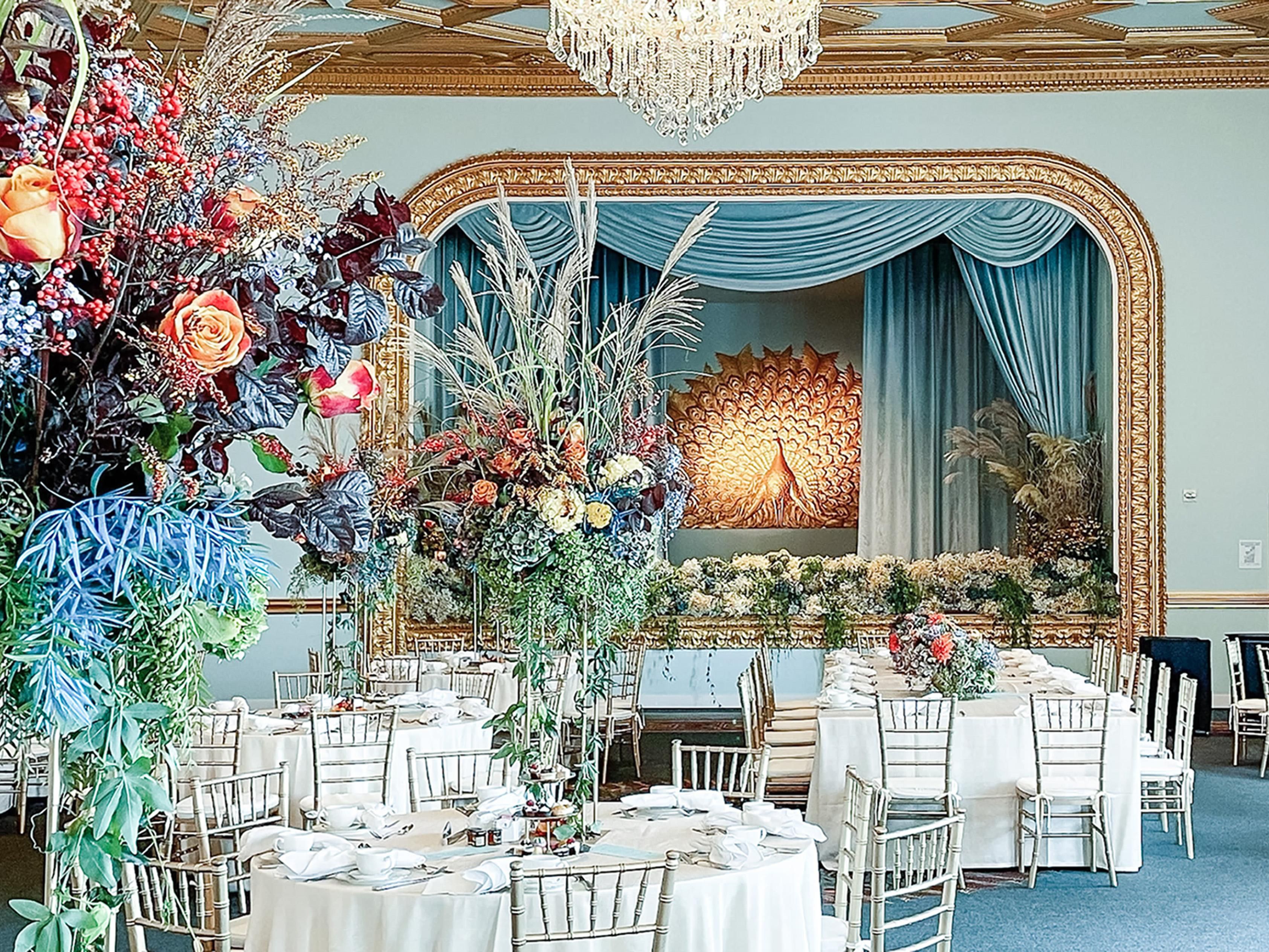The historic Peacock Court ballroom