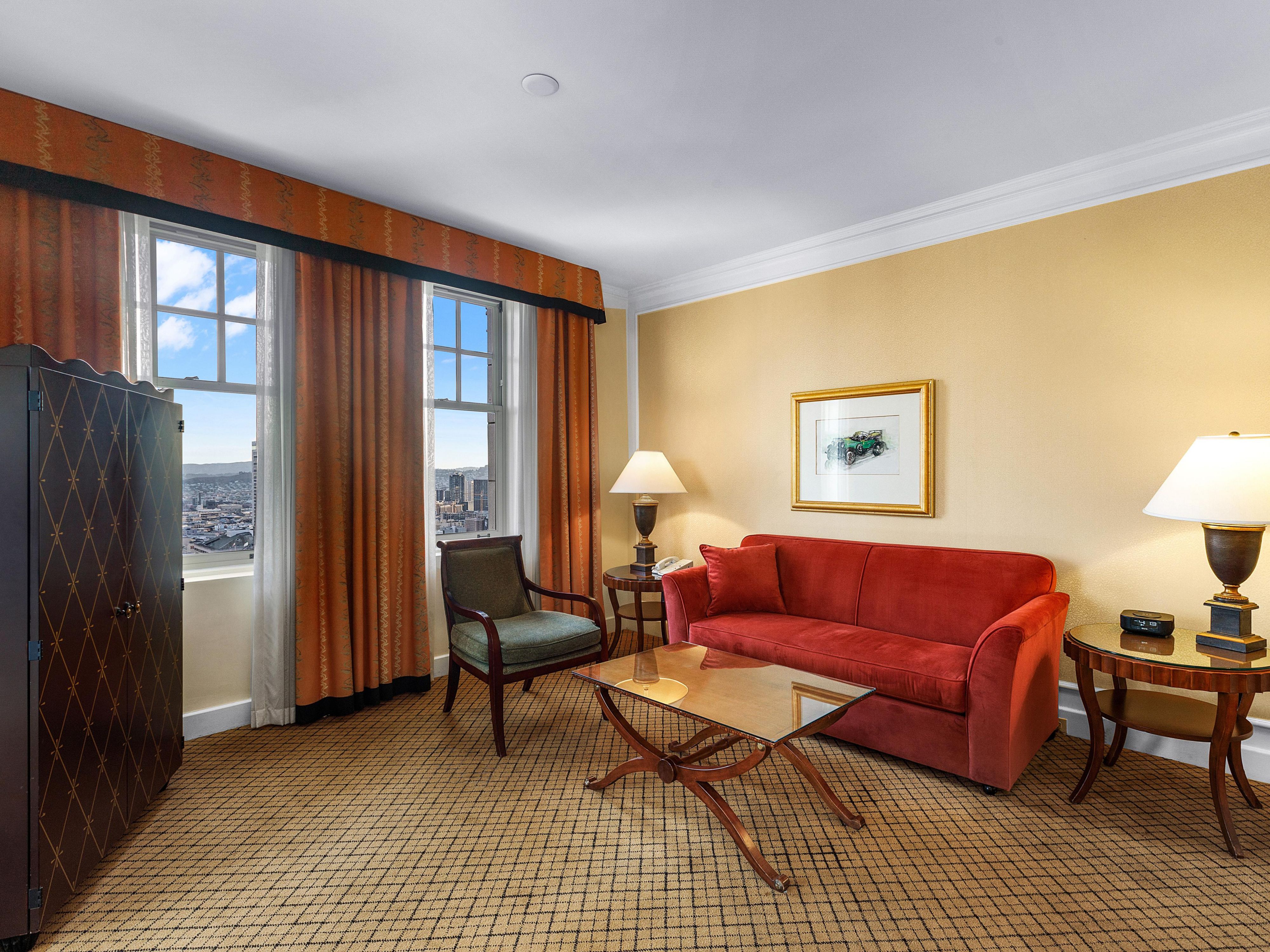Suites with unique sunrooms and fabulous views.