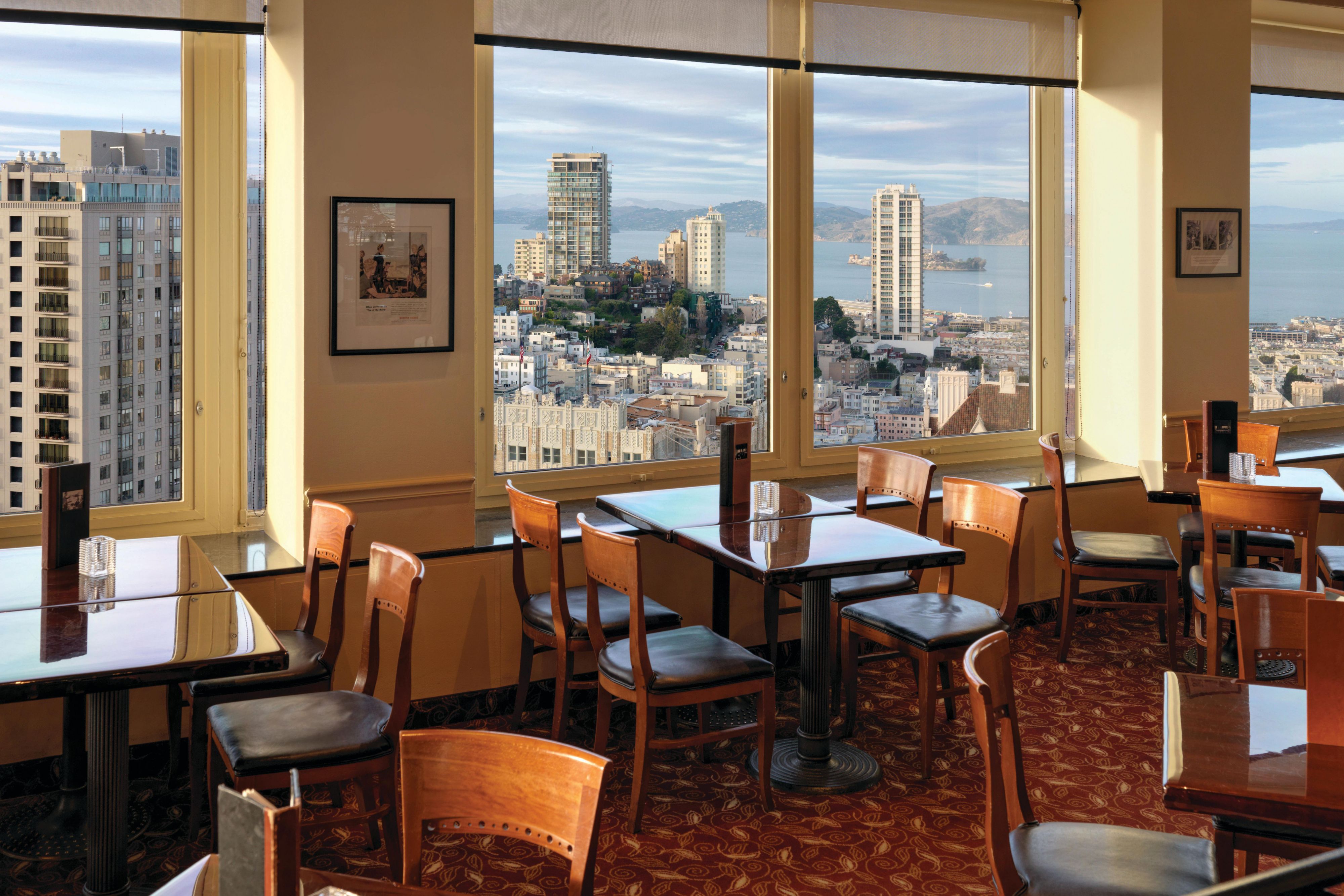 Top Of The Mark views of downtown San Francisco