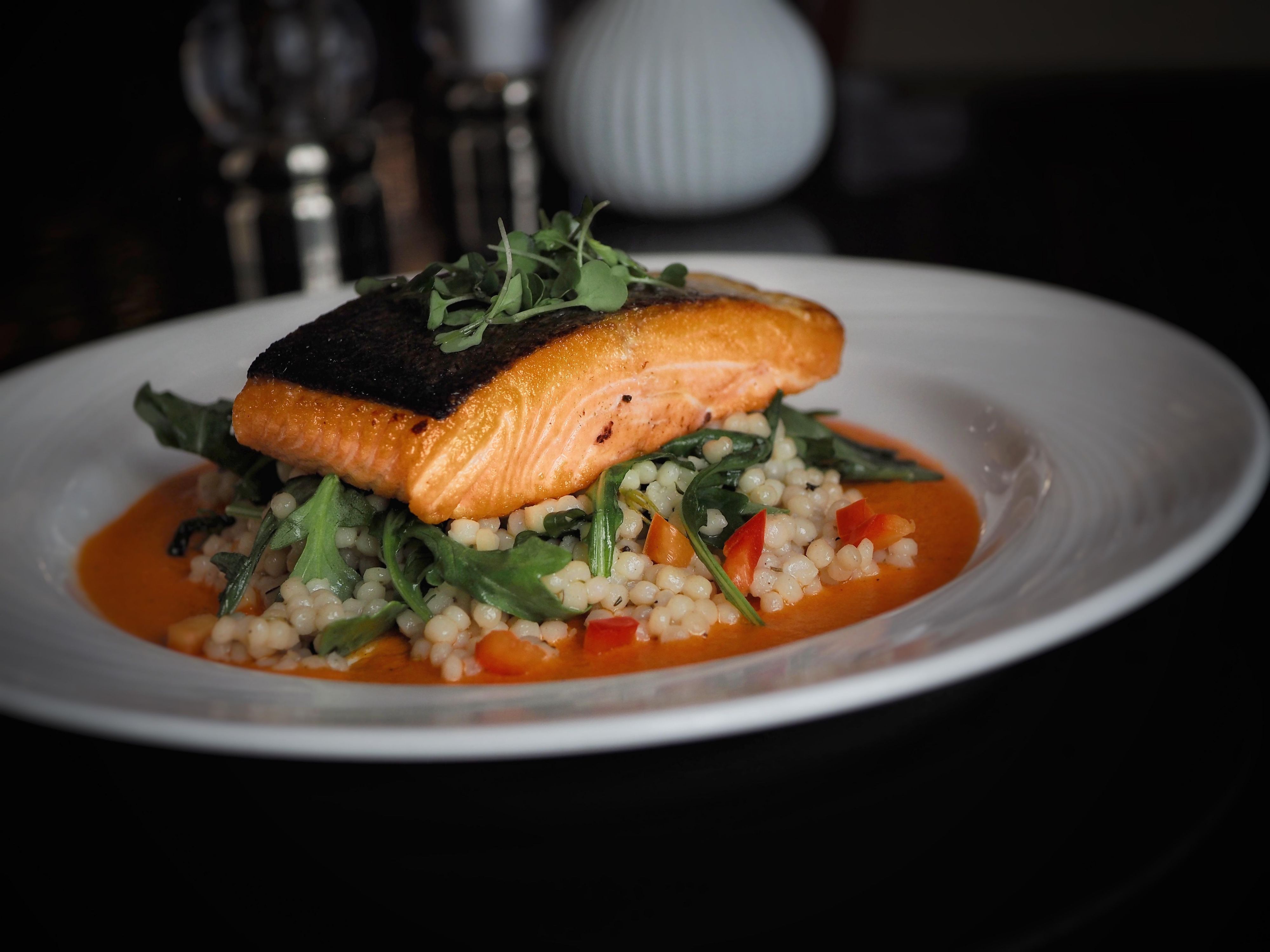 Salmon plate