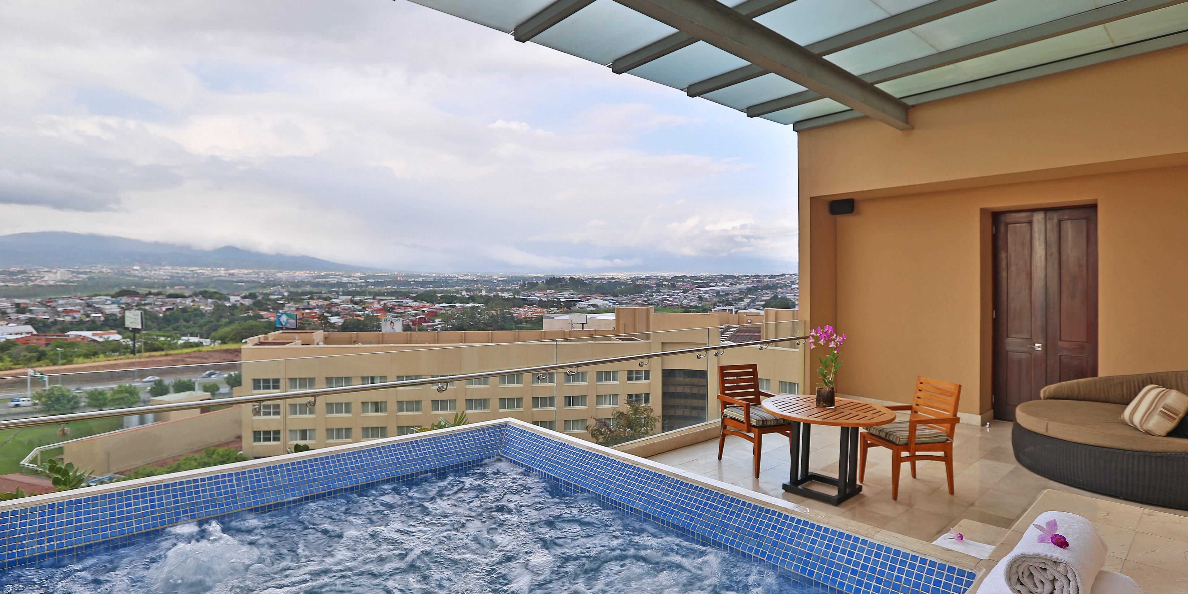 Time to relax in our Suite Jacuzzi.