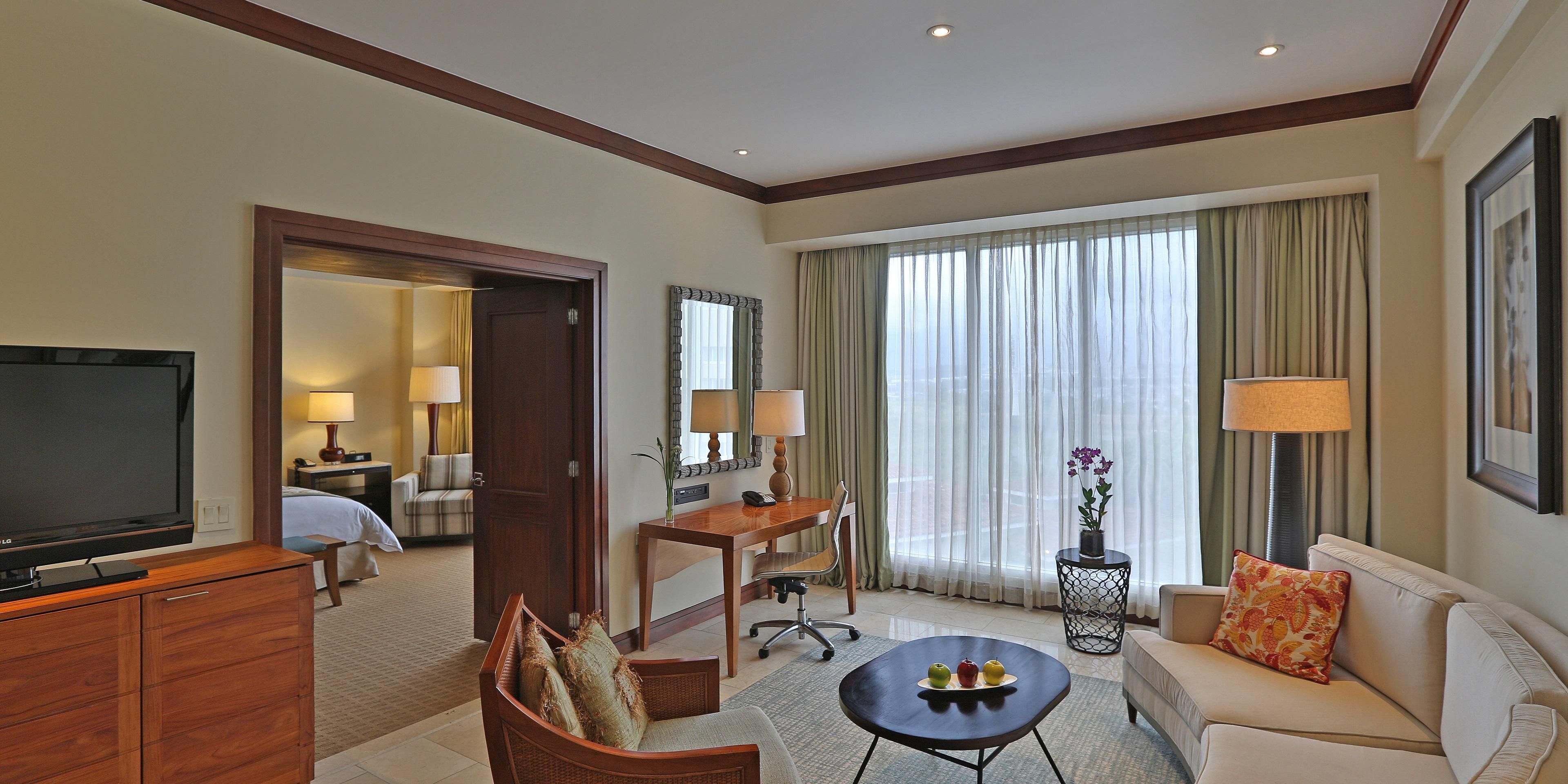 Enjoy a separate living room in our Club Suite.