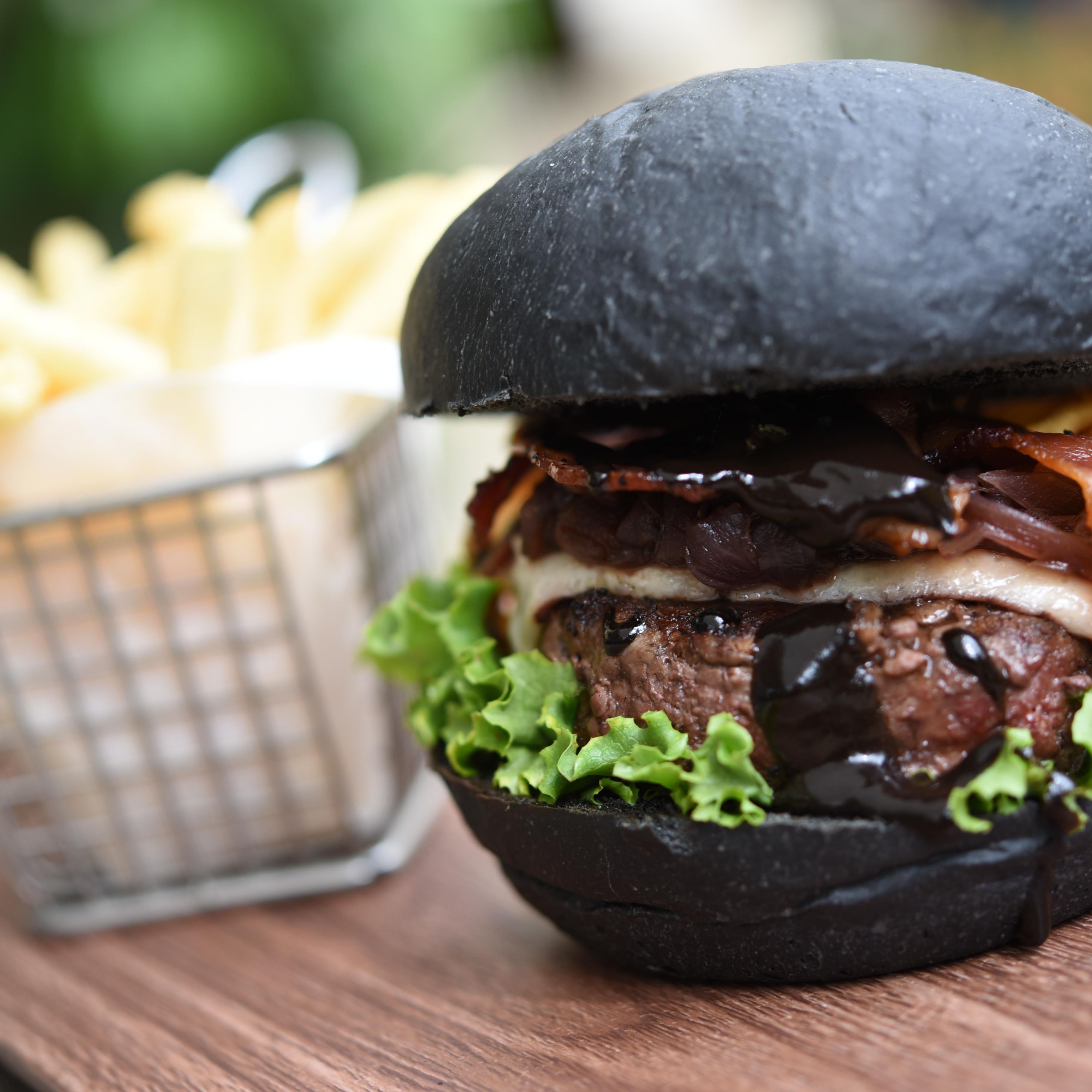 Savor the juicy goodness of our signature hamburger.