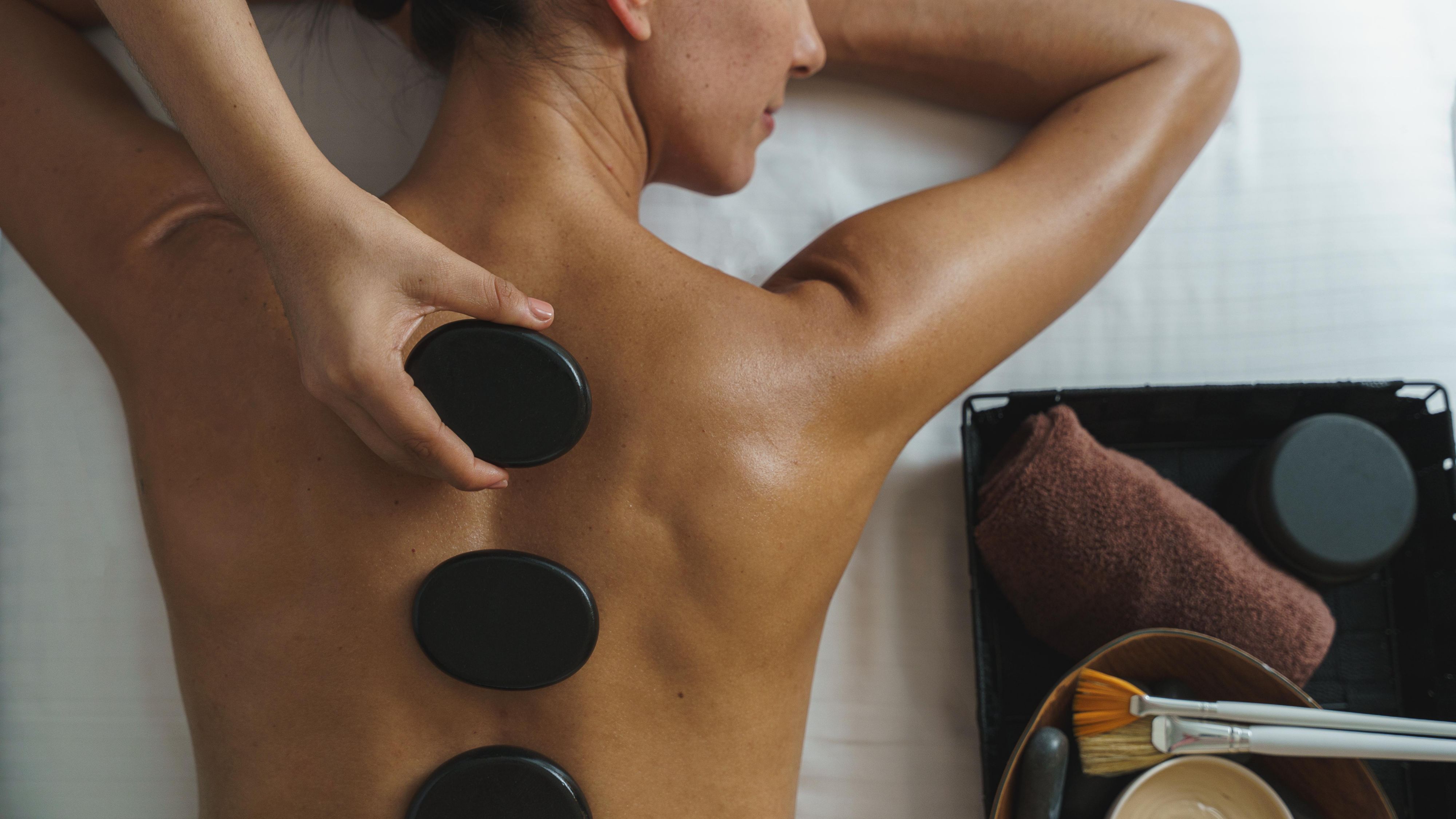 Hot stone massage