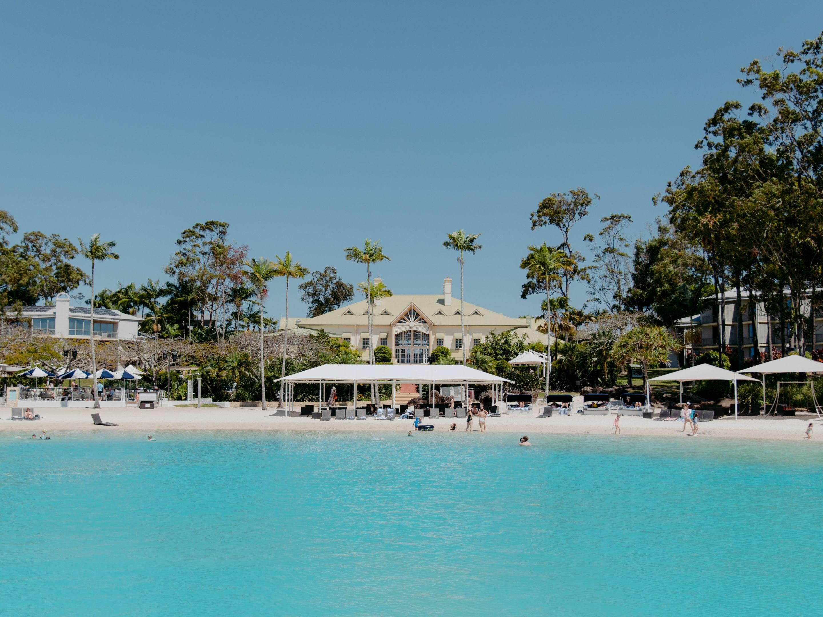 View from the Lagoon to The Great House