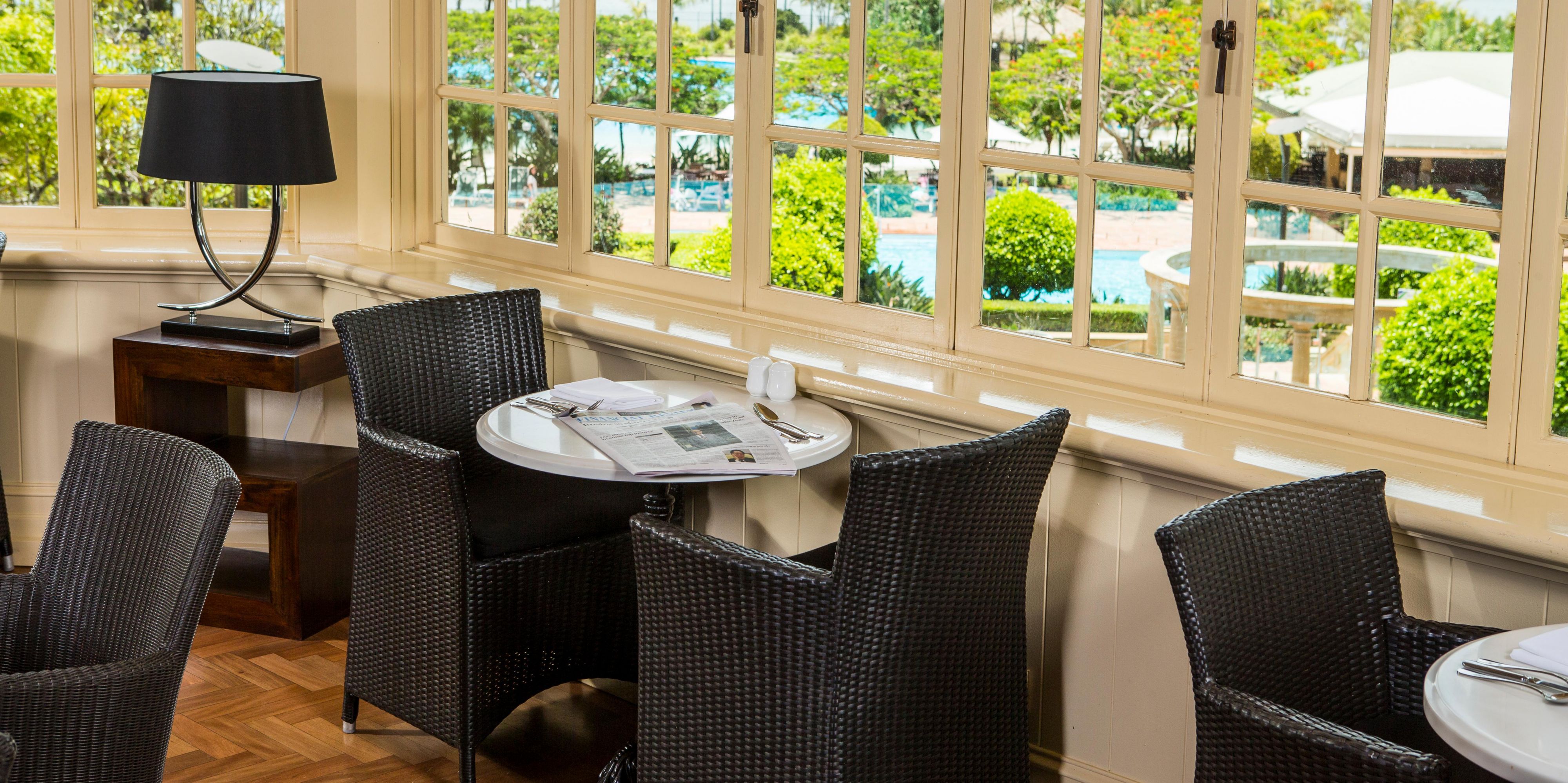 Pristine waters of our one-acre lagoon beach