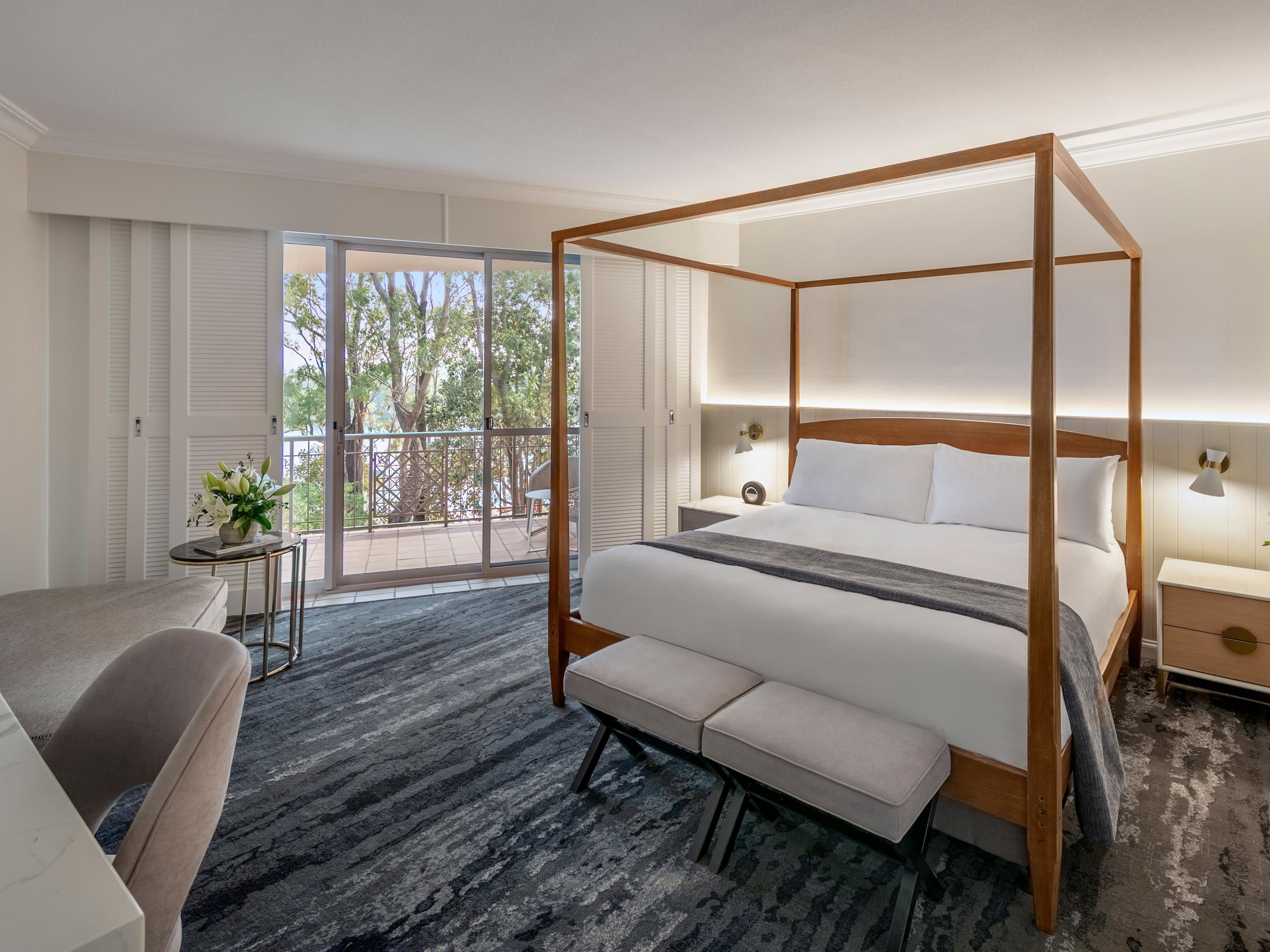 Bedroom of our Homestead Suite