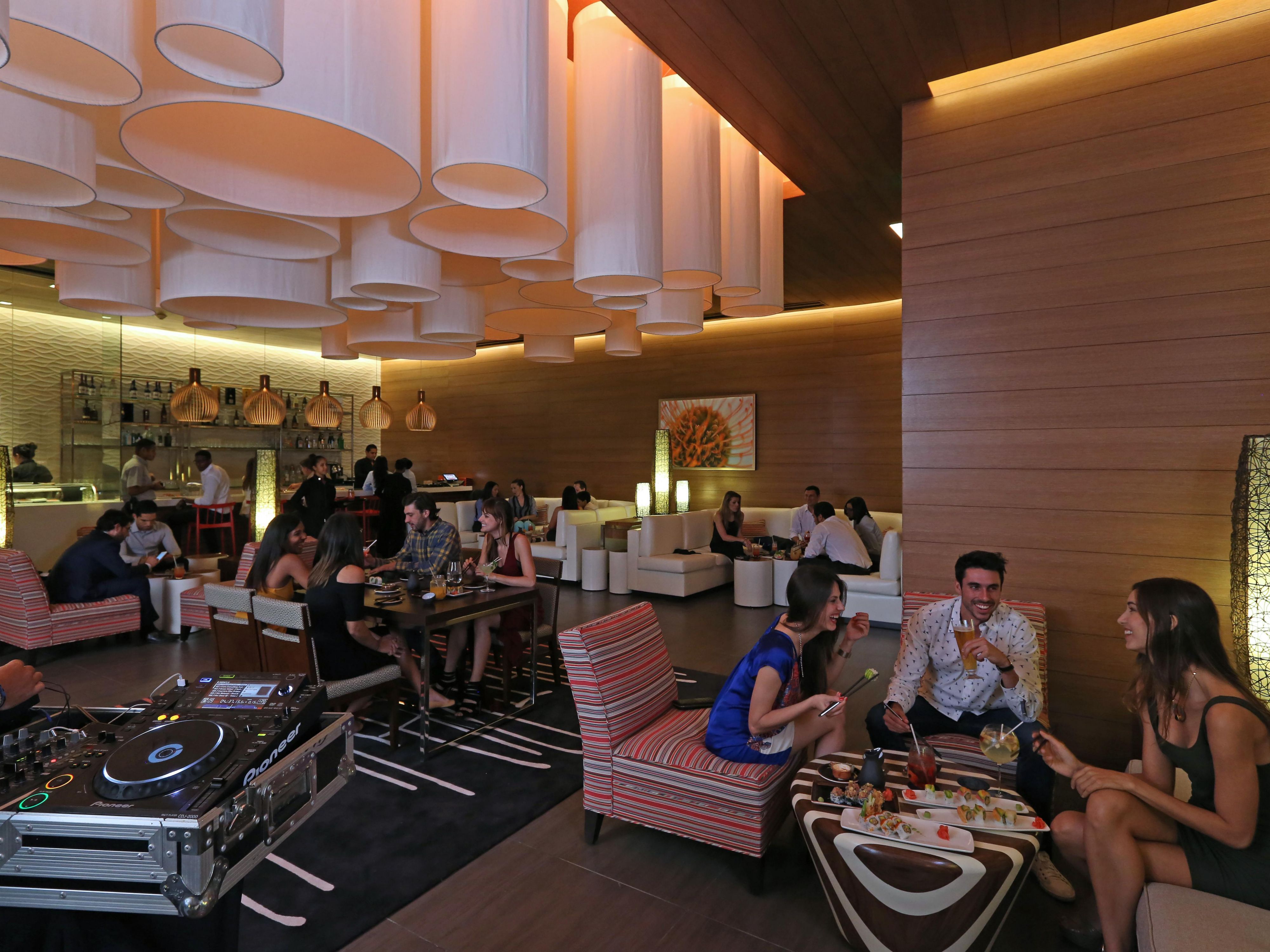 Bar and Lounge with the DJ