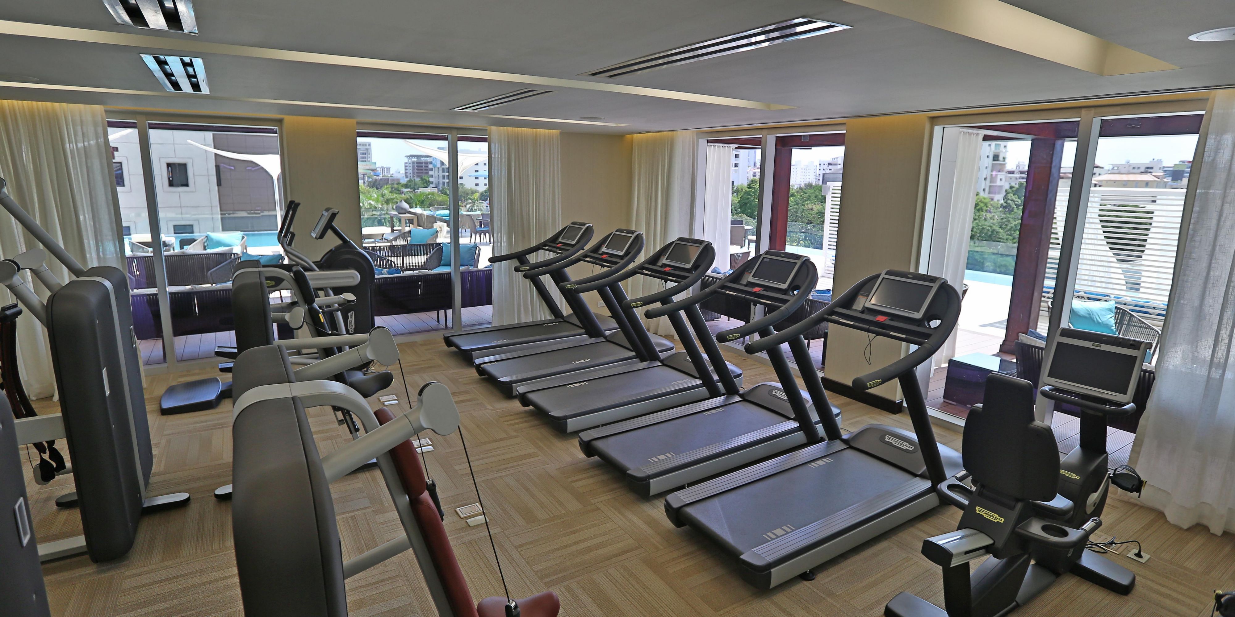 Elevate your fitness routine in our state-of-the-art gym, boasting the latest equipment and breathtaking views overlooking the city and infinity pool. From cardio machines to strength training equipment, we have everything you need for a comprehensive workout. Plus, our gym is available 24/7 so you can get fit when it fits your schedule.