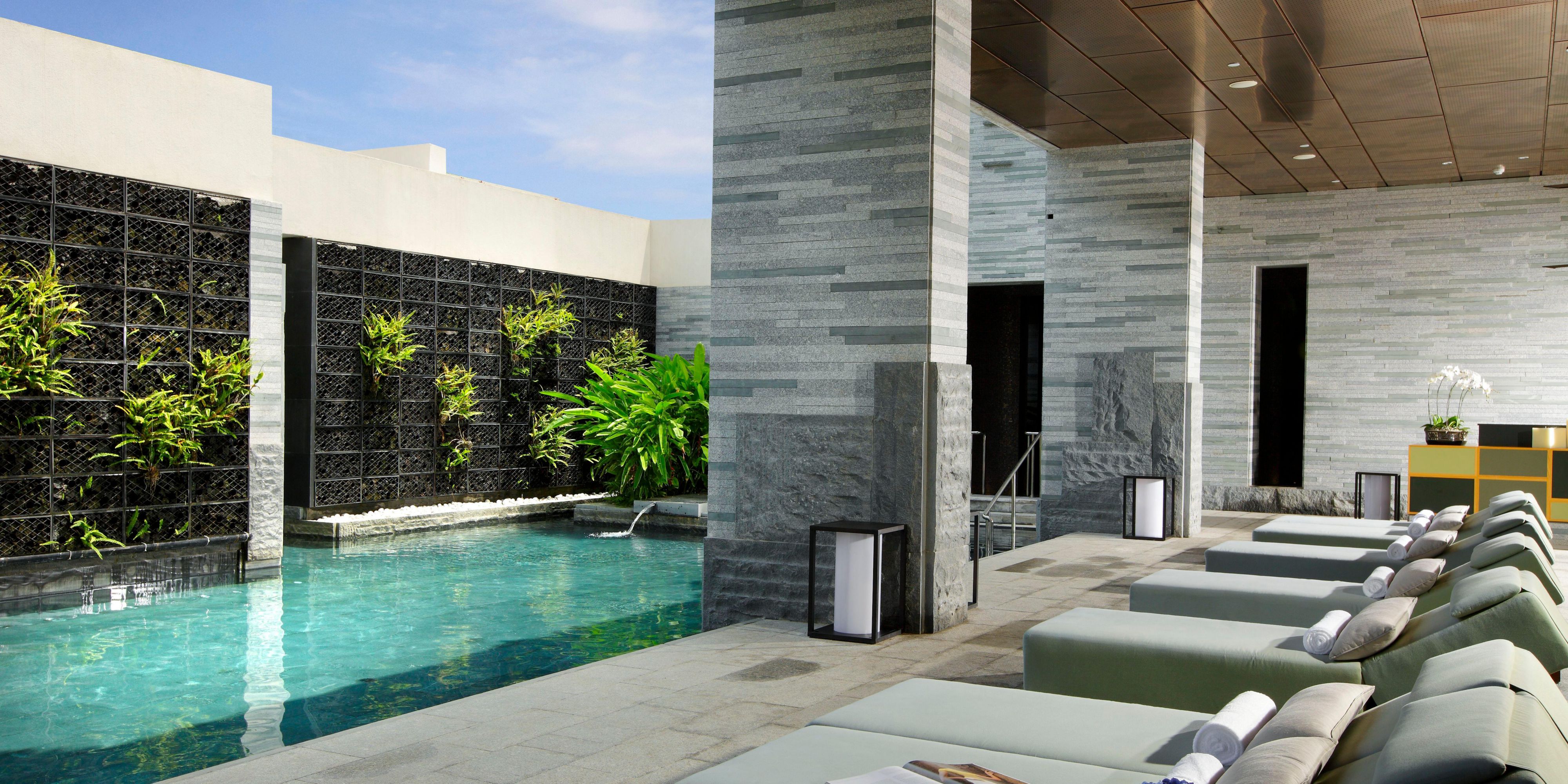 Our luxurious treatment products are rich in pure essential oils and active botanical extracts. Your beautiful SPA suite allows the tropical breeze to calm your mind while orchid and water gardens help you to relax and find serenity.