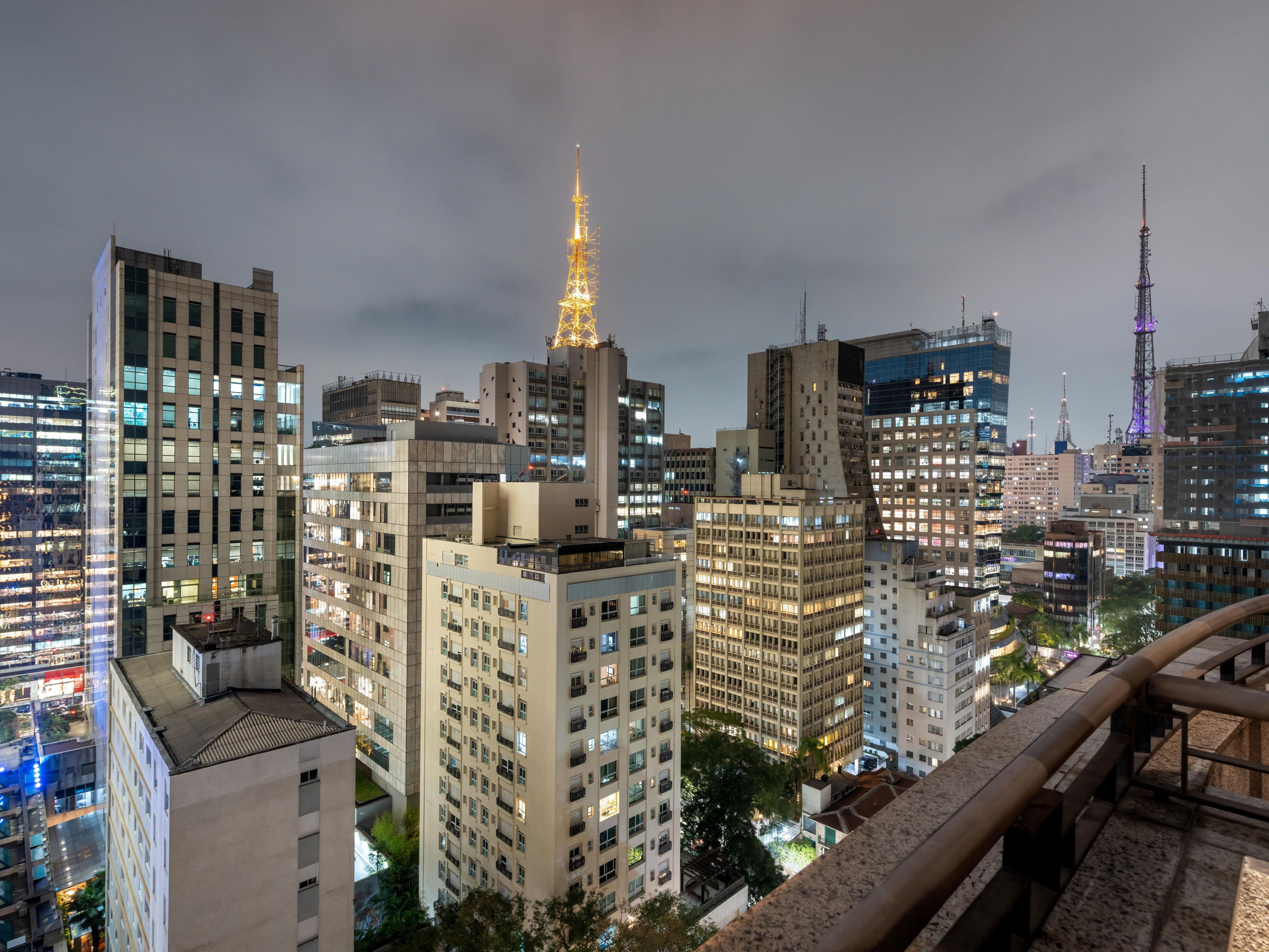 Breathtaking city views from our lounge