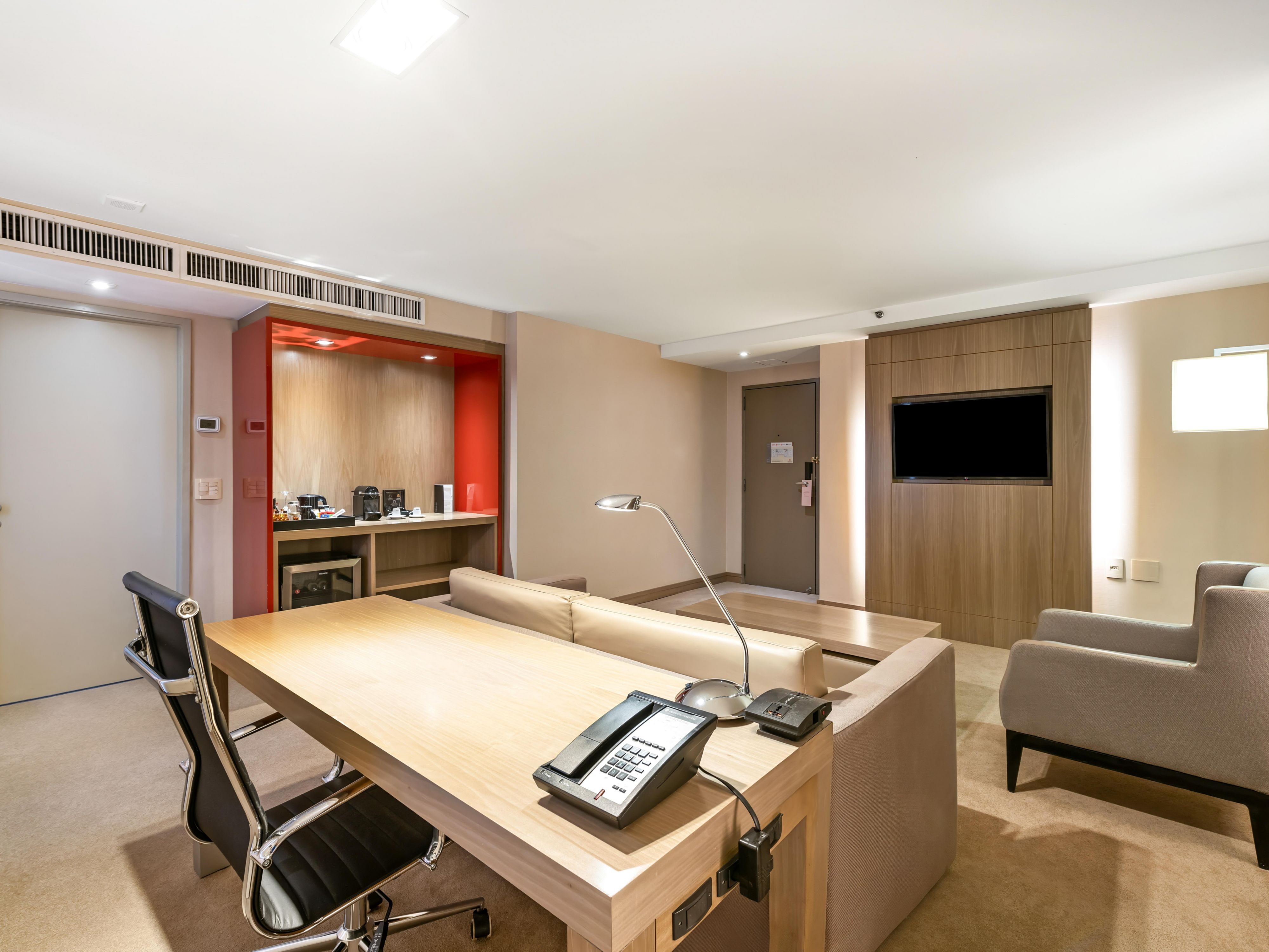 For a separate workspace, book our spacious Suites.