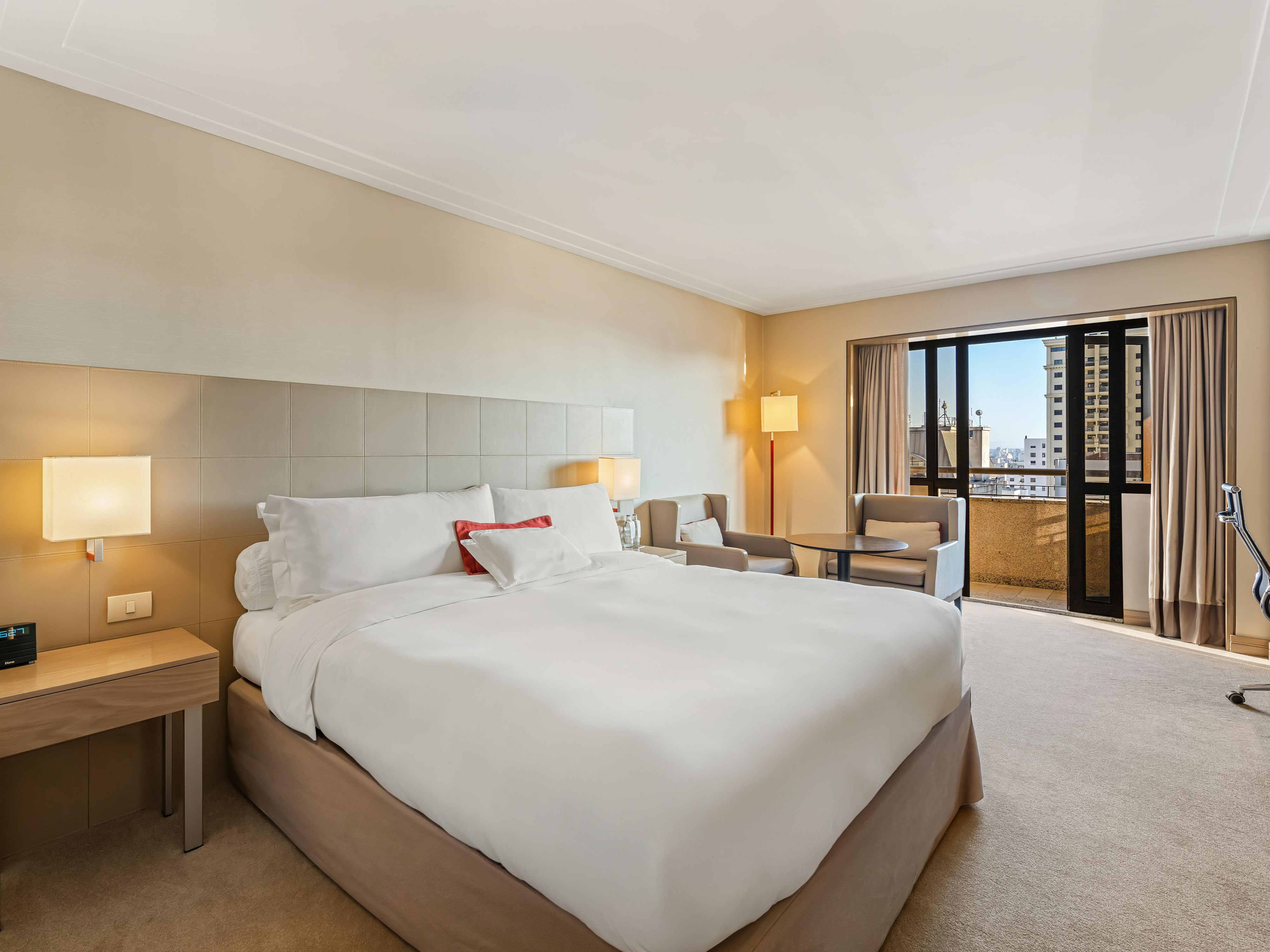Make yourself at home with our guest rooms with balcony.
