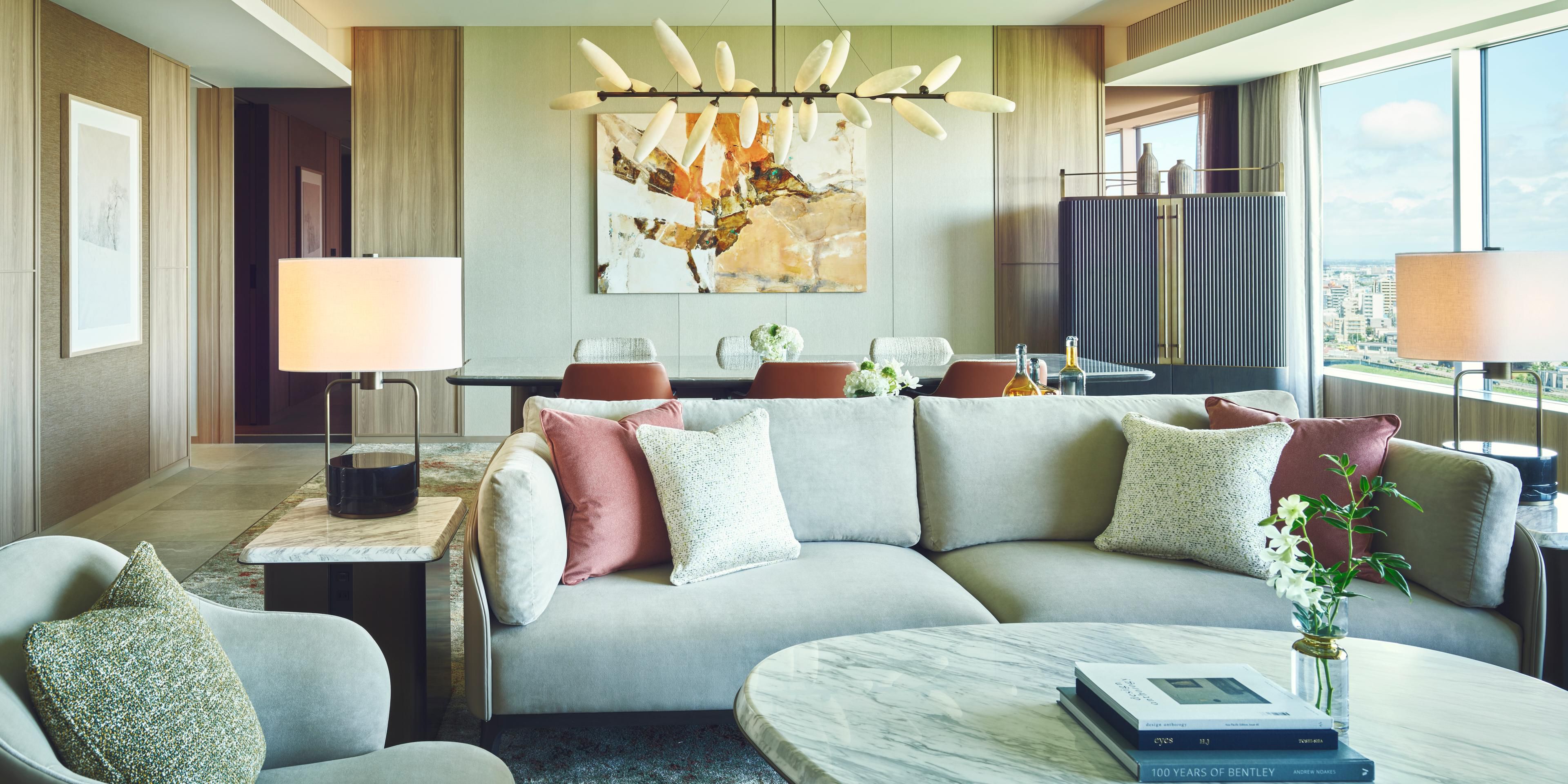 Serenity Suite Living and Dining Area