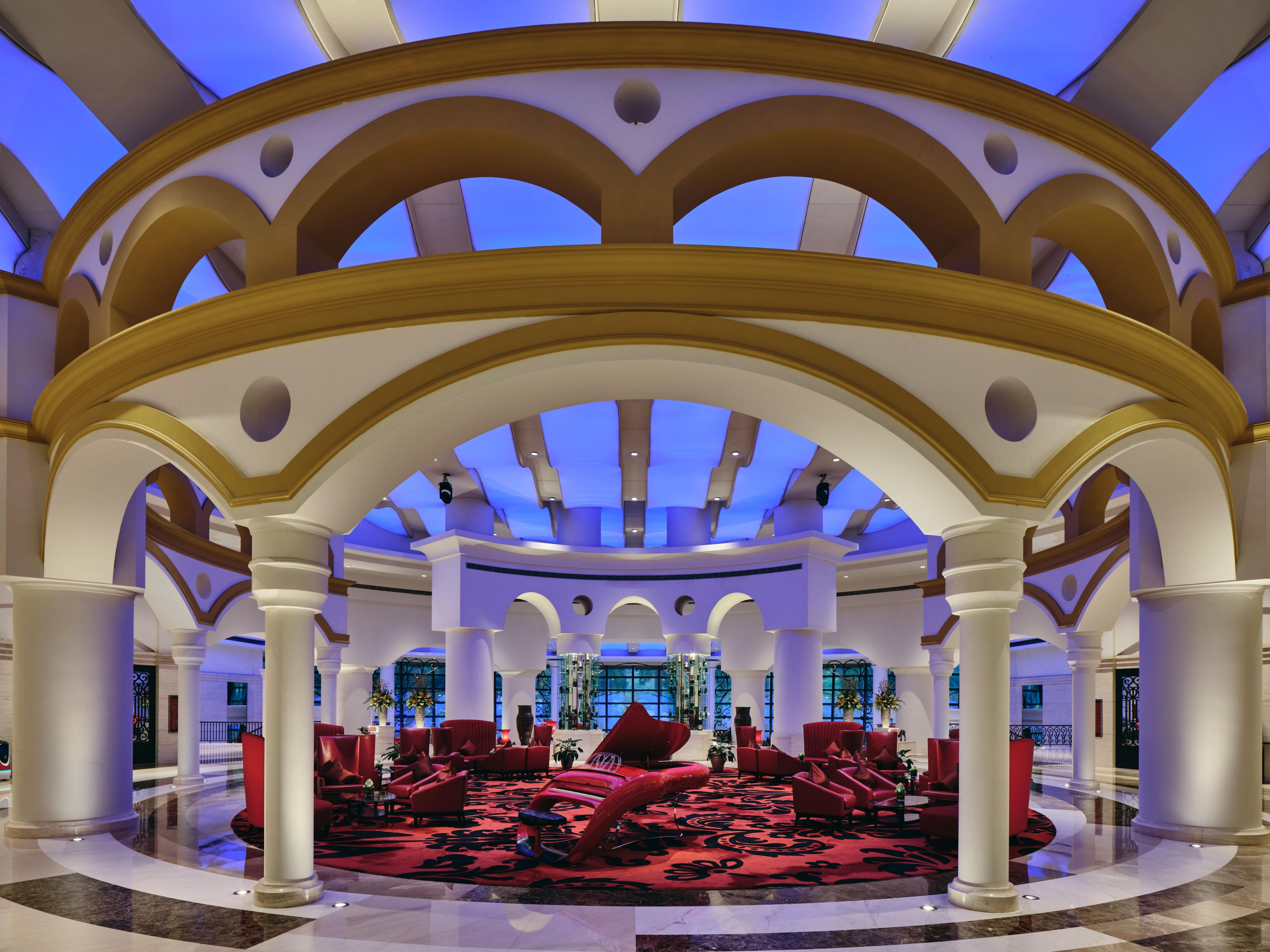 Spanish inspired lobby 