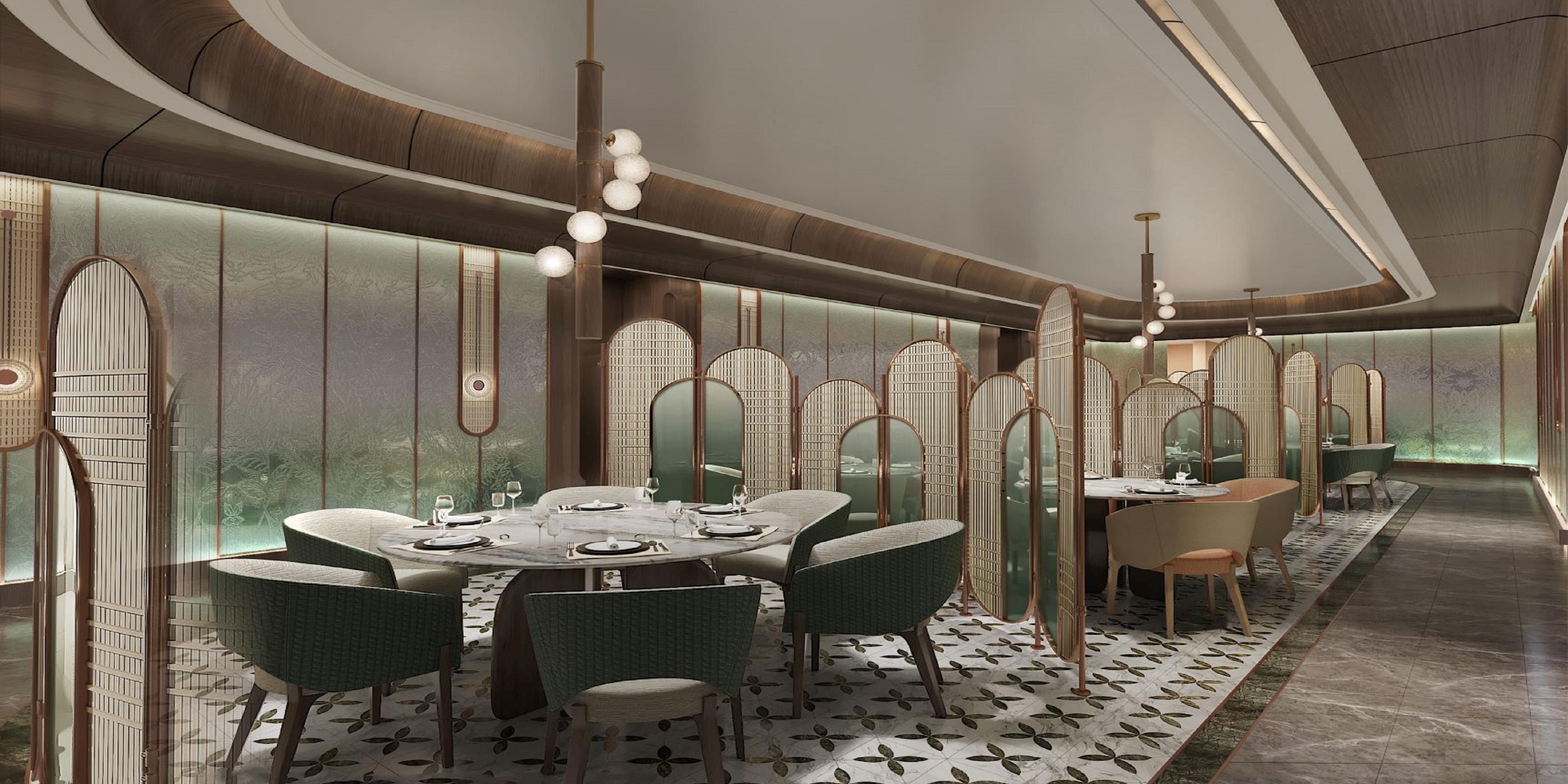 Cai Feng Lou Chinese Restaurant is a superior Chinese restaurant brand under the InterContinental Hotels Group. What's served is low-key and luxurious Cantonese cuisine that welcomes diners to enjoy culinary delicacies that blend tradition with the contemporary dining experience.