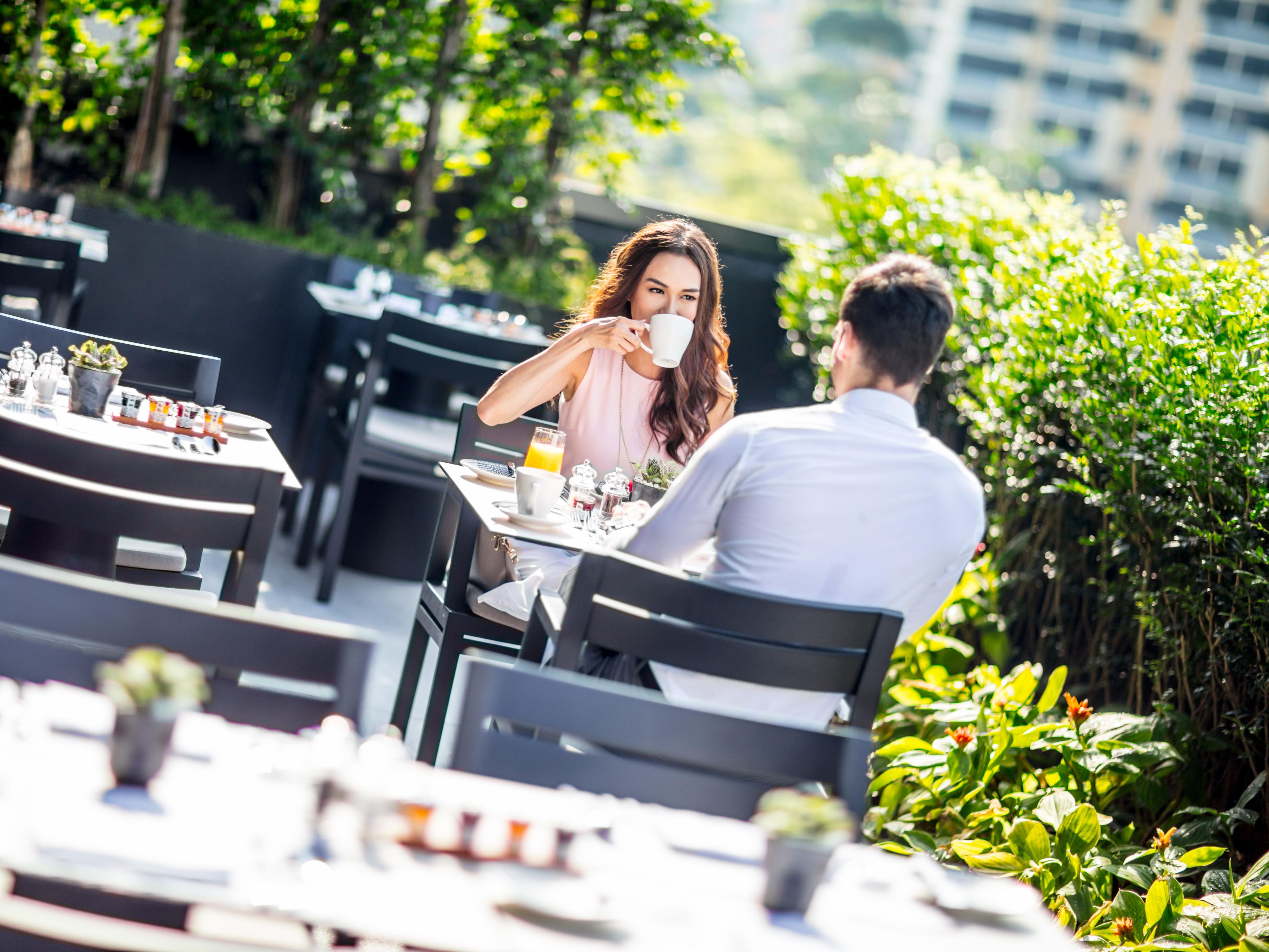 Breakfast at Club InterContinental Lounge