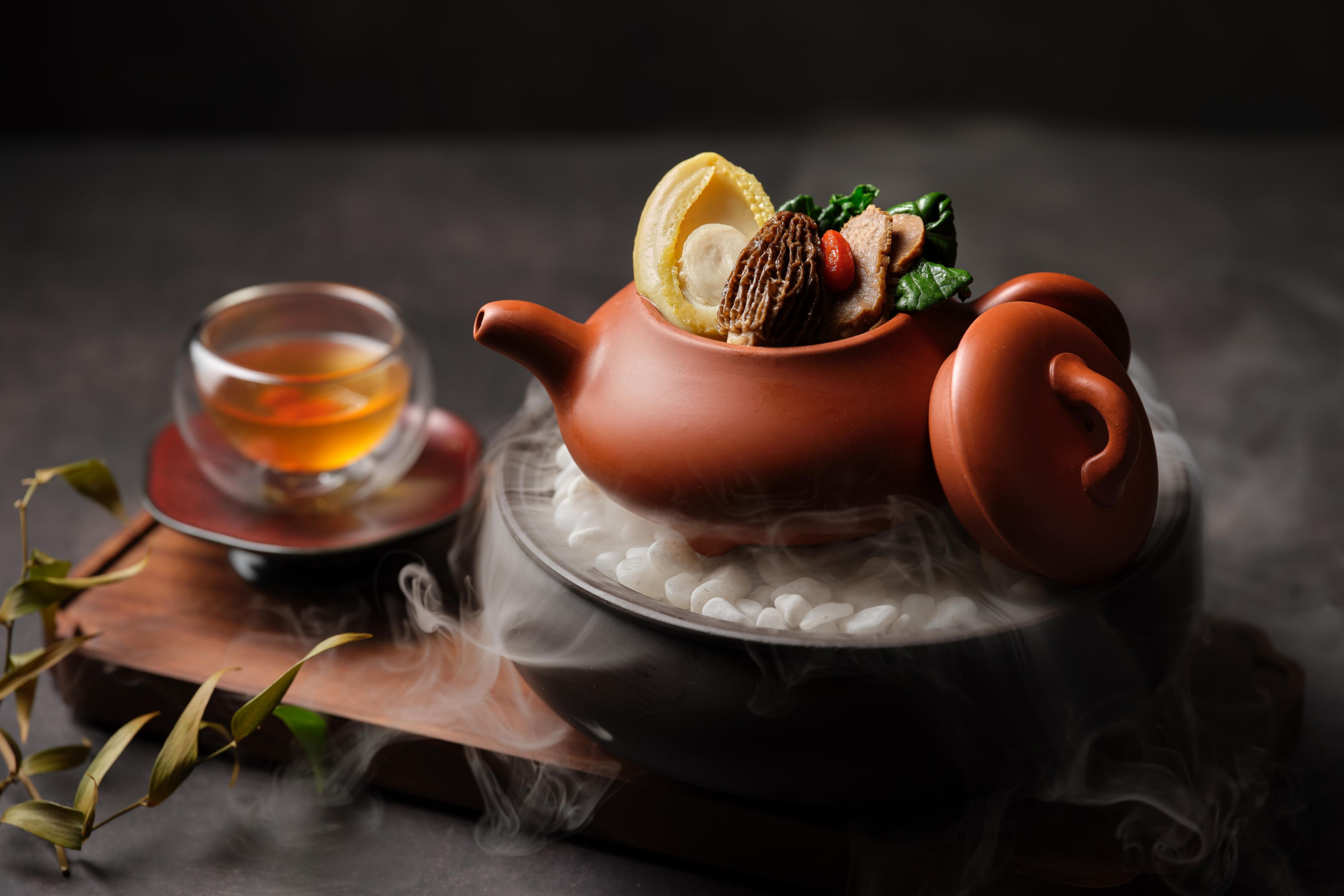 Man Fu Yuan Kung Fu Chicken Soup with abalone and morel mushrooms