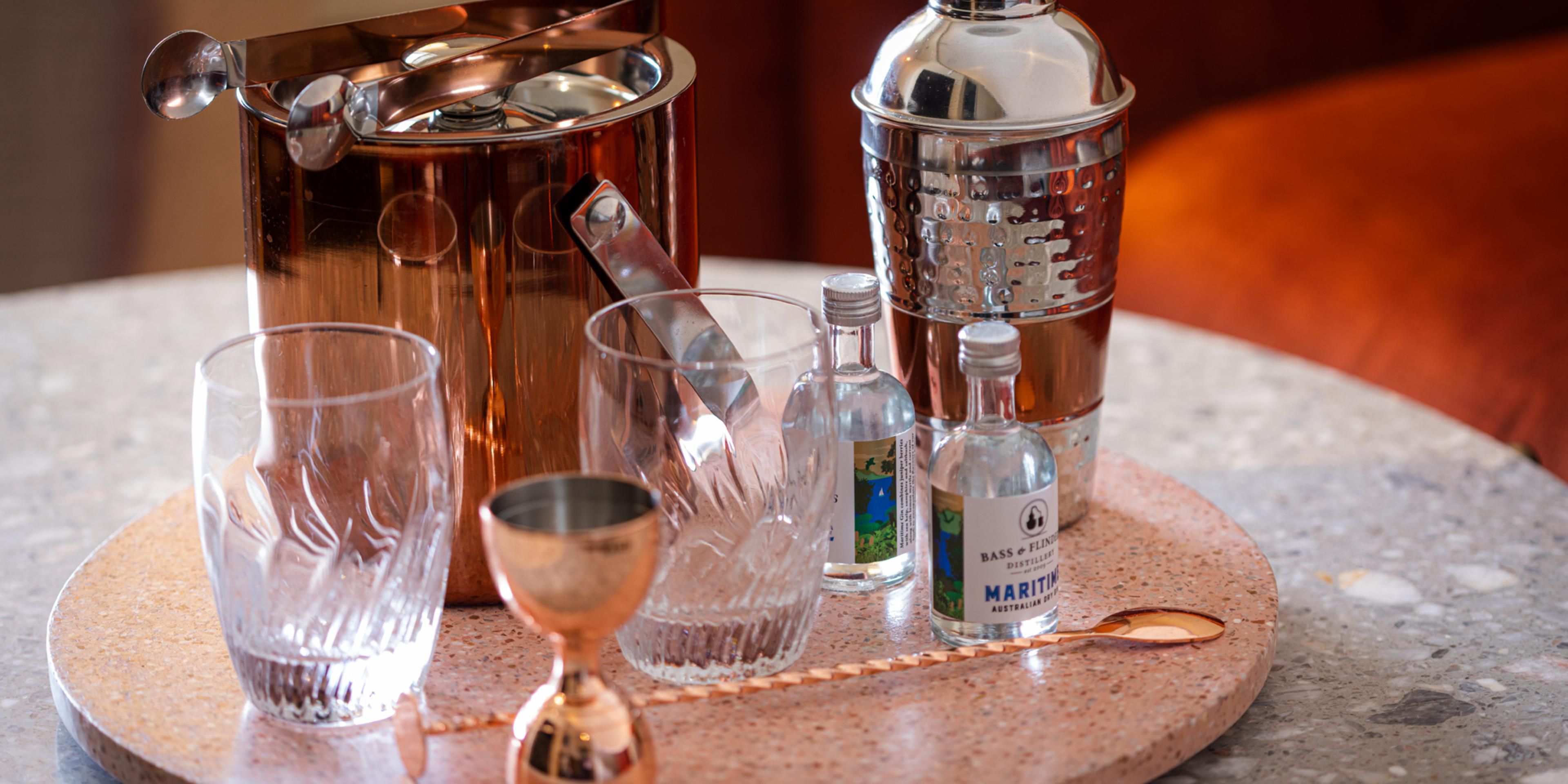 Sip in Style: Complimentary In-Room Bar for Your Enjoyment