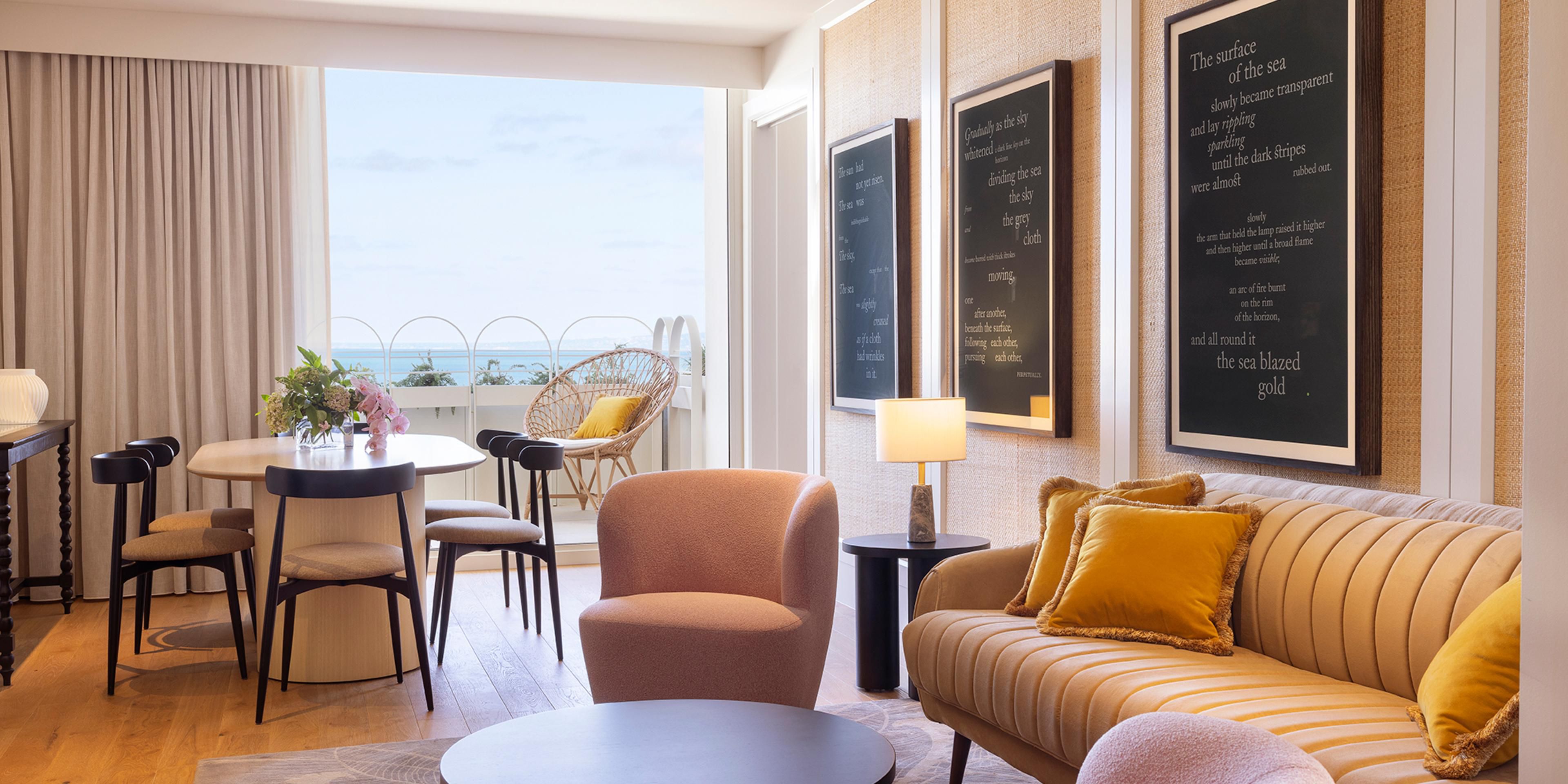 Elite Elegance: Spacious Penthouse Dining and Living Room 