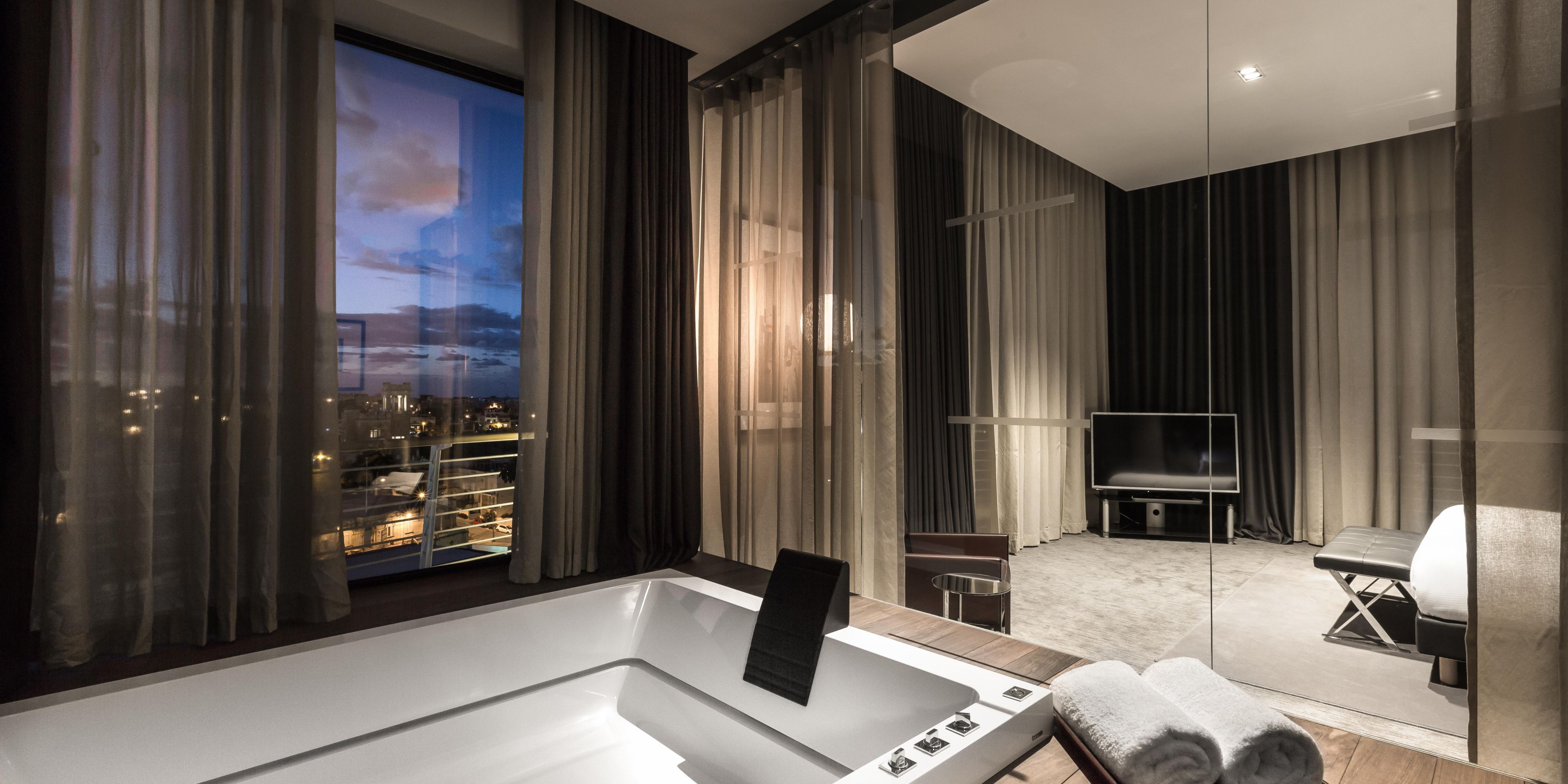 Spacious bathrooms to recharge after a long day