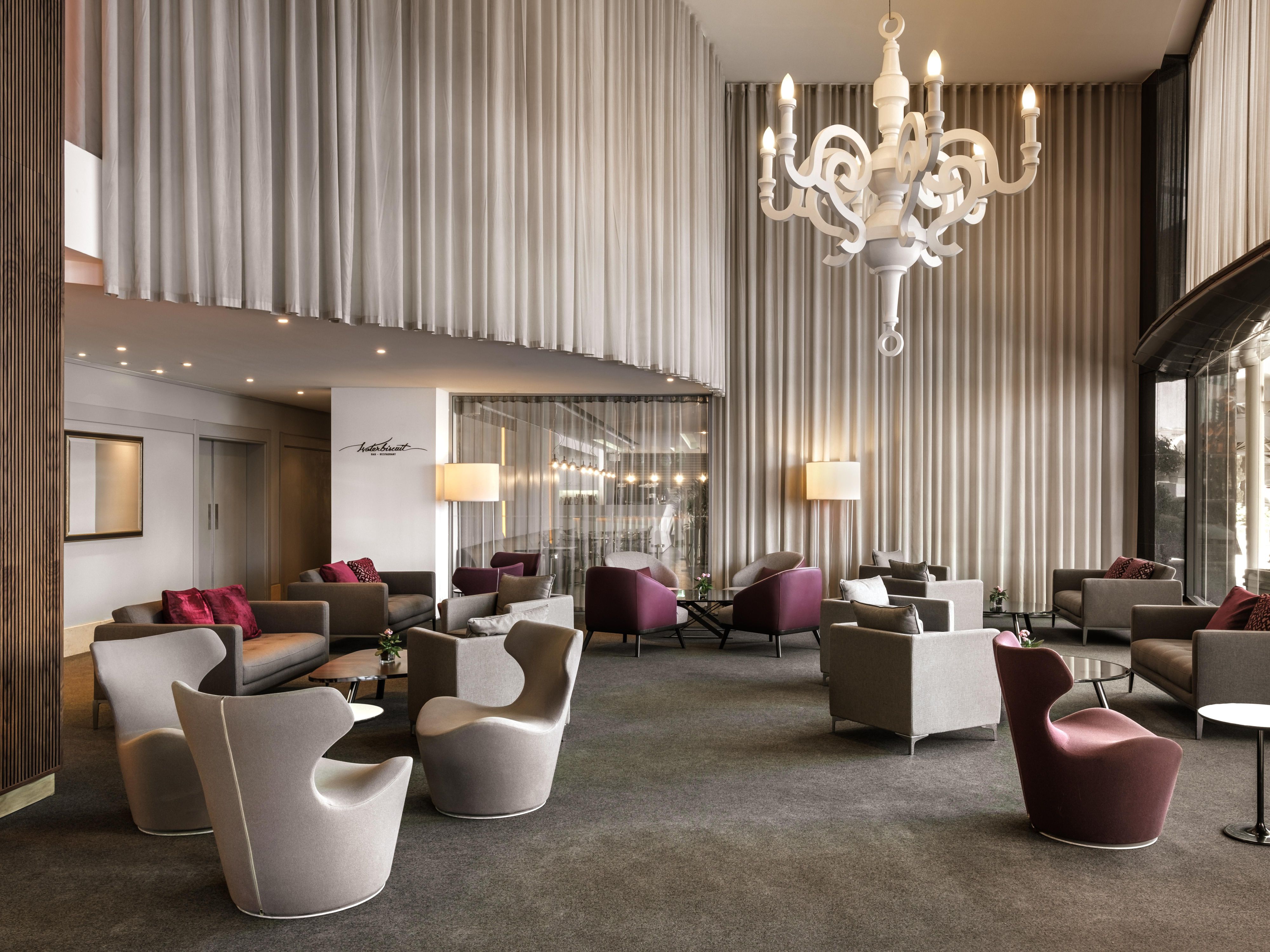 Welcome to our hotel lobby with free Wi-Fi