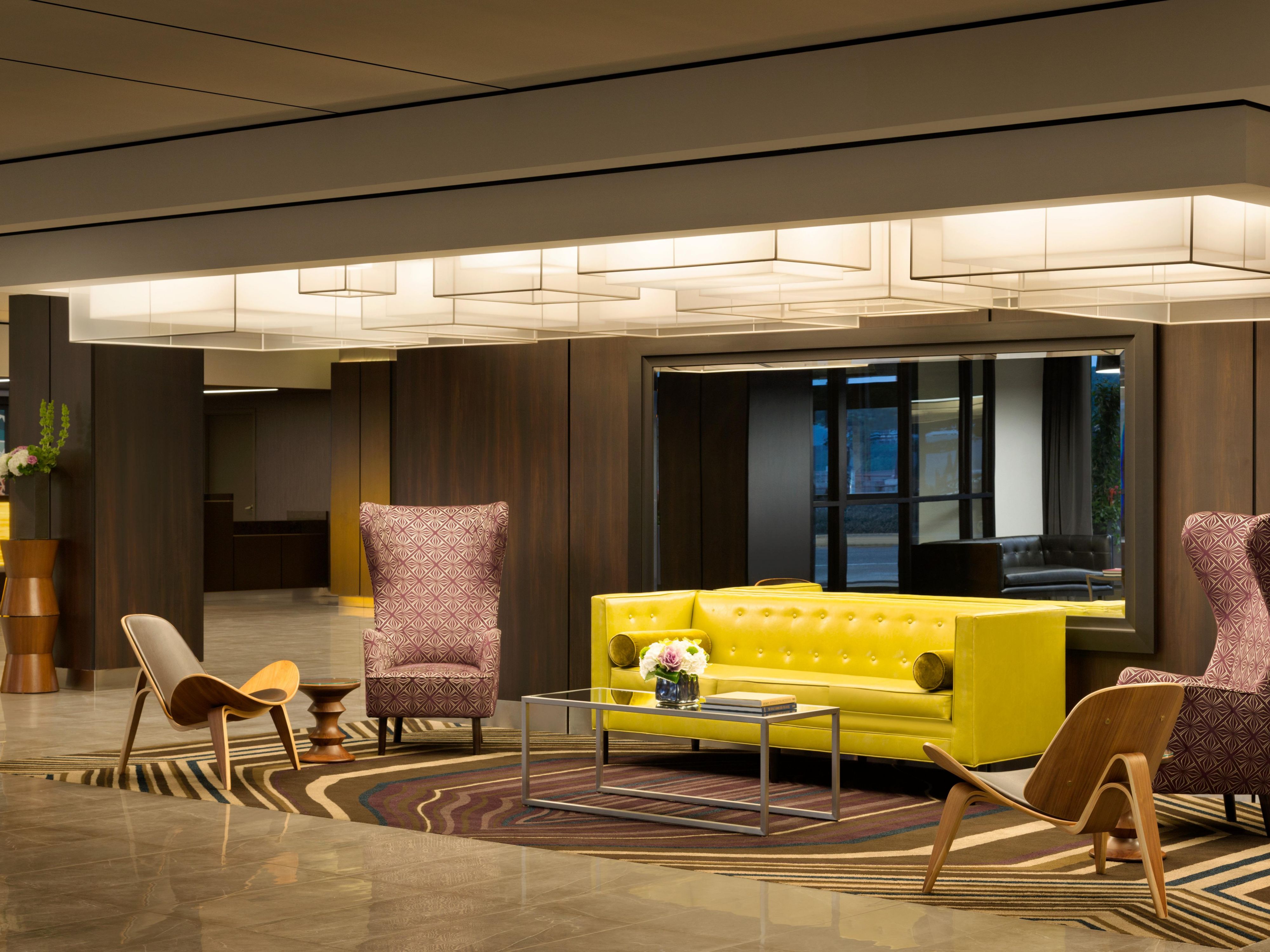 Relax and enjoy the Hotel Lobby with free Wifi