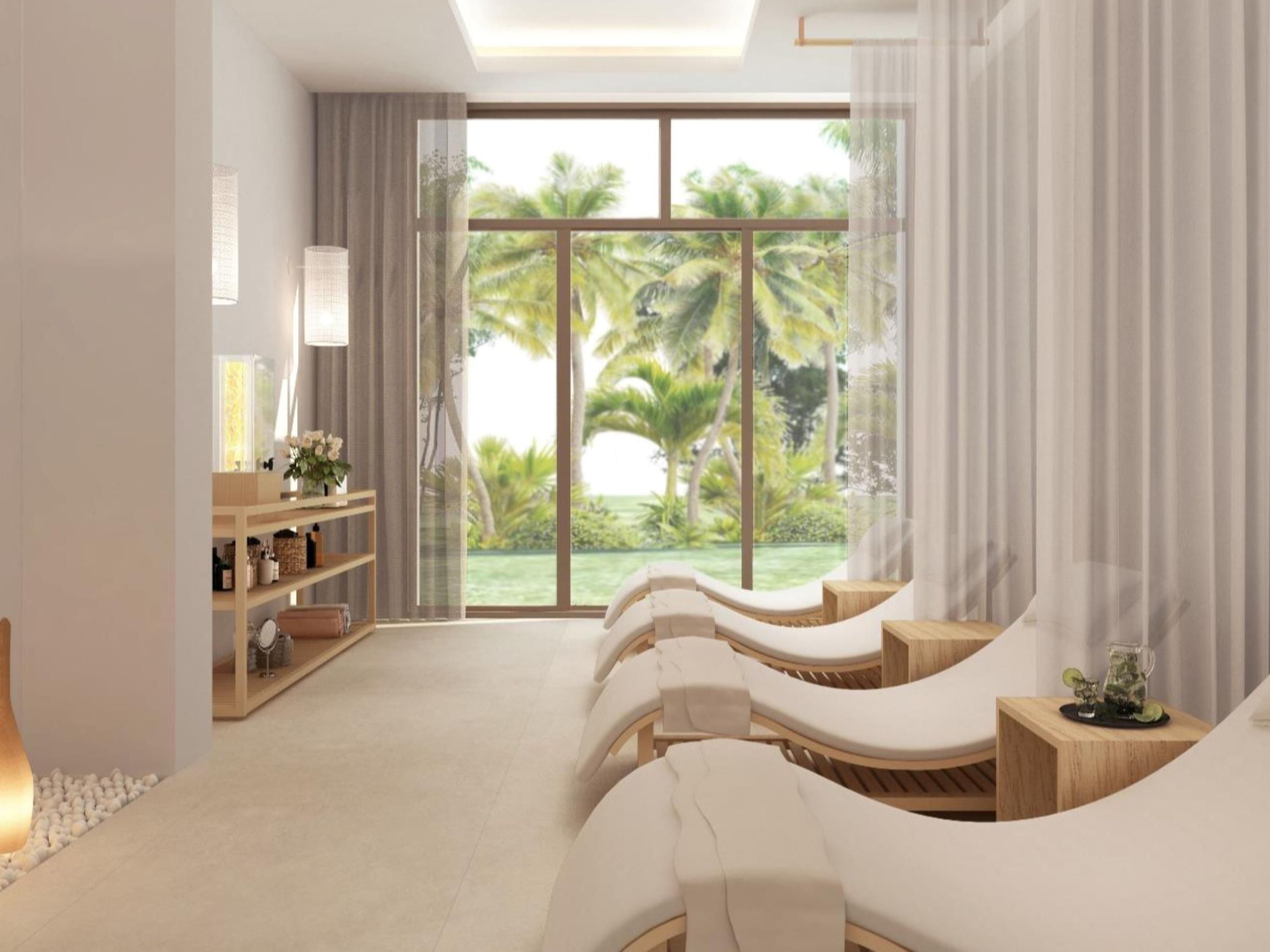 Guests can pamper themselves and enjoy a spa treatment.