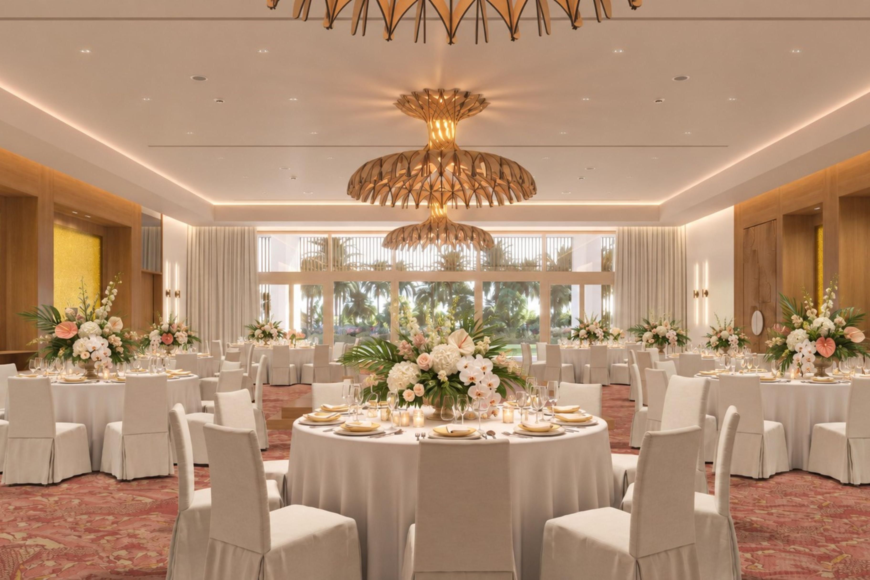 Gorgeous ballroom is perfect for your next big event.