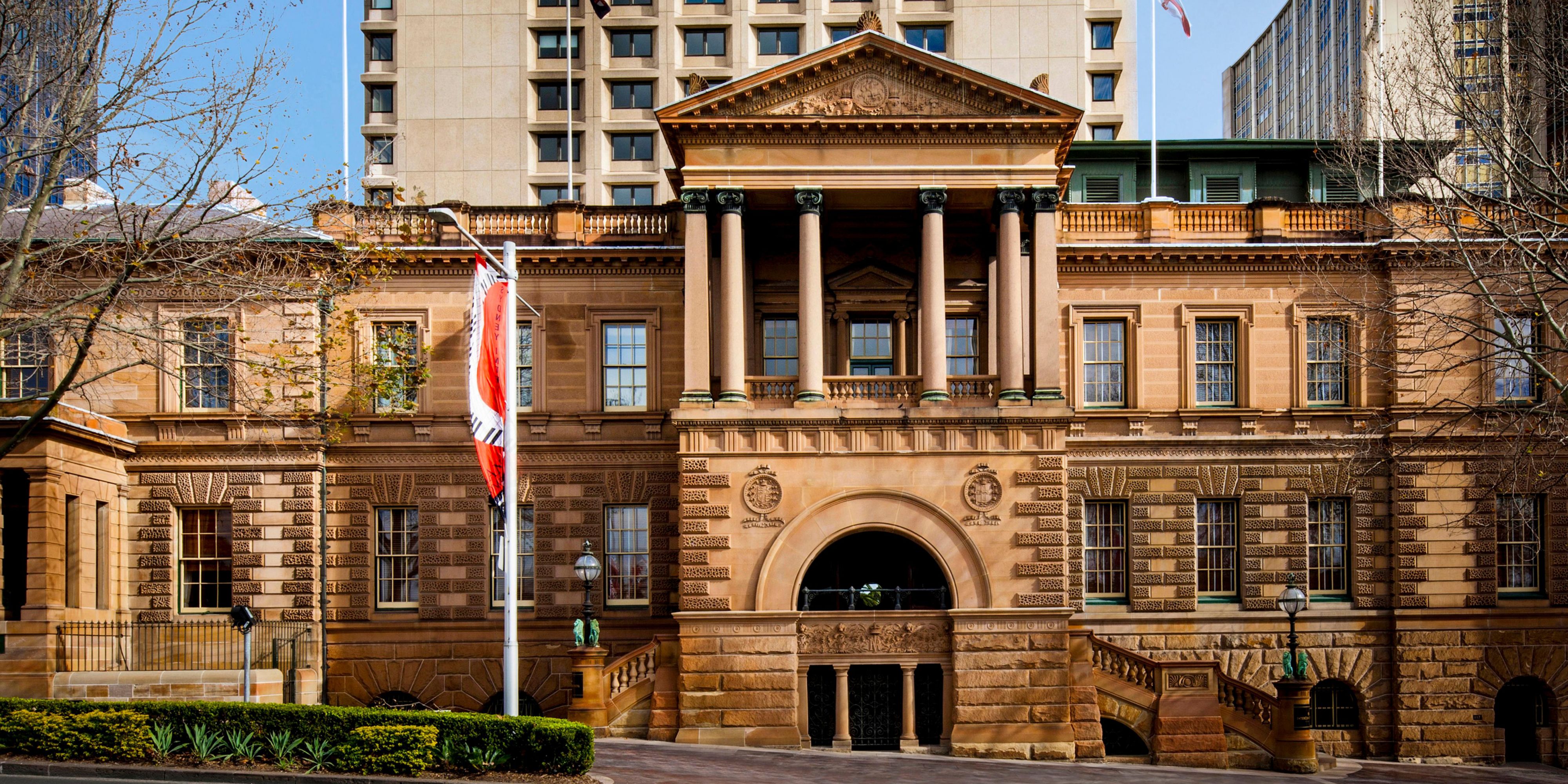 Our hotel rests within the Treasury Building of 1851, rich with 19th century heritage. This building, with its intricate¬ architectural façade, was the first purpose-built government office in Sydney¬. Our building houses the oldest operating lift in the Southern Hemisphere, the first vault in Australia, and is the birthplace of the first grapes cu