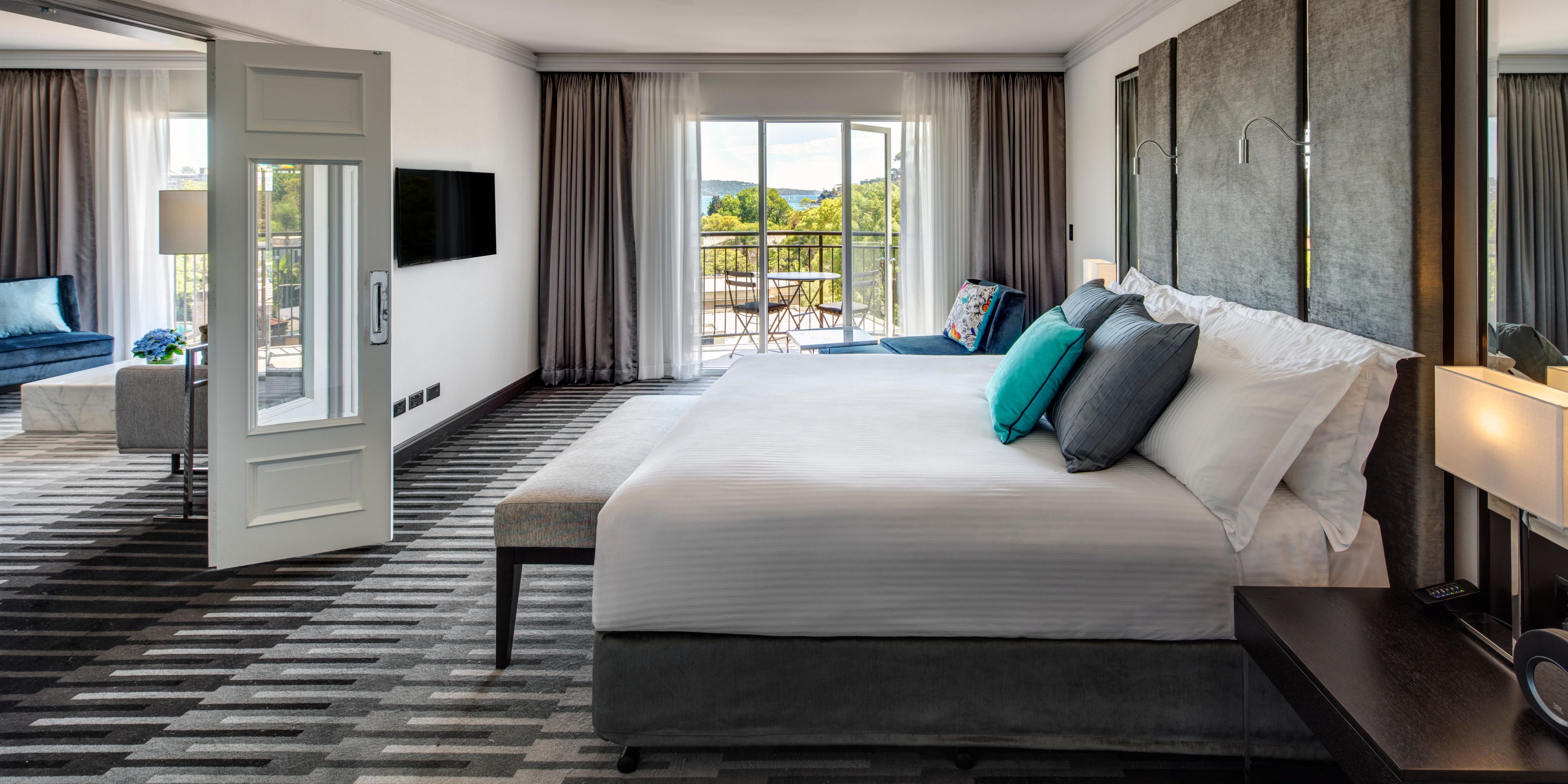A suite overlooking Double Bay’s glittering waterfront
