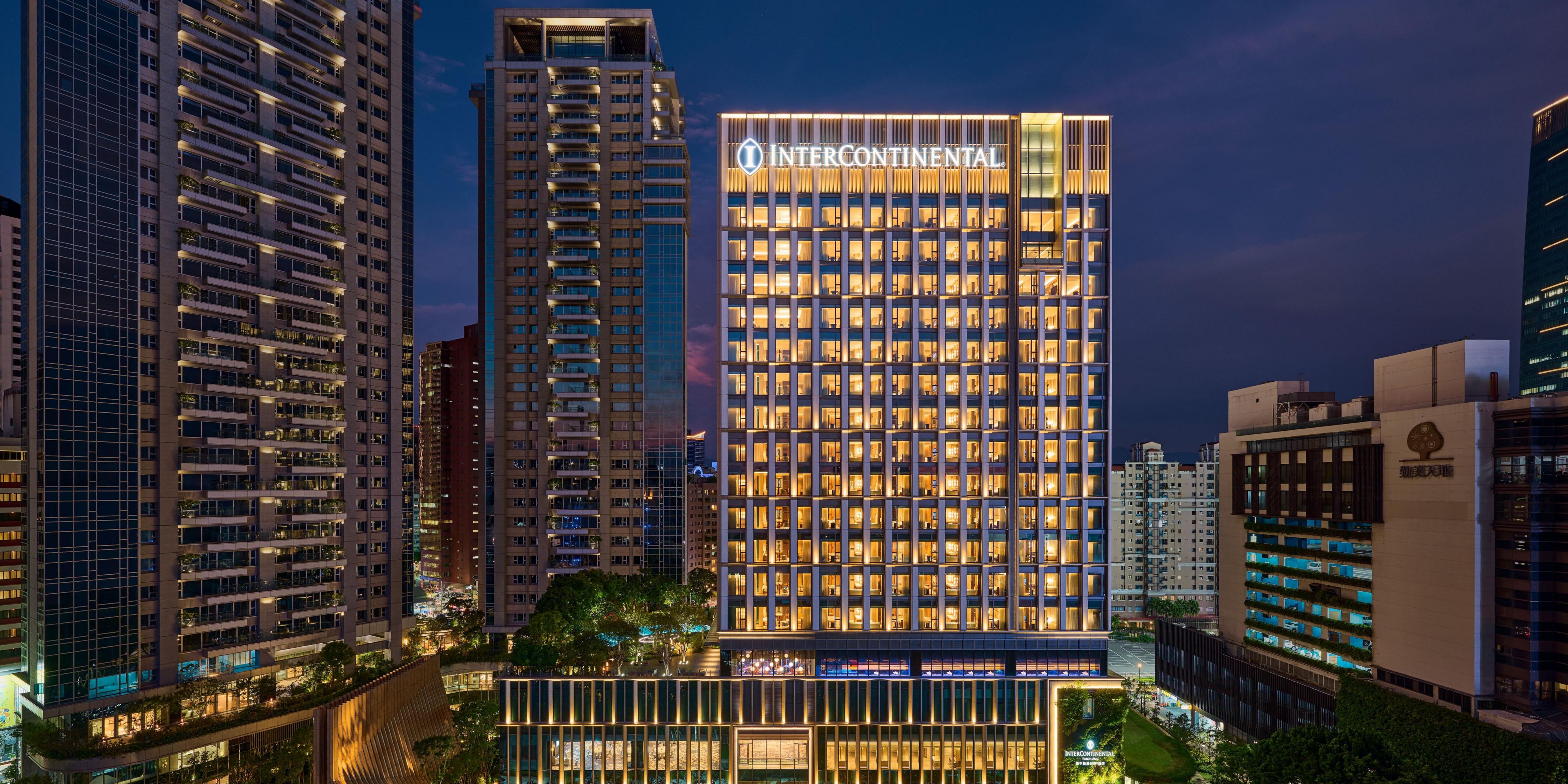 Hotel outside night
