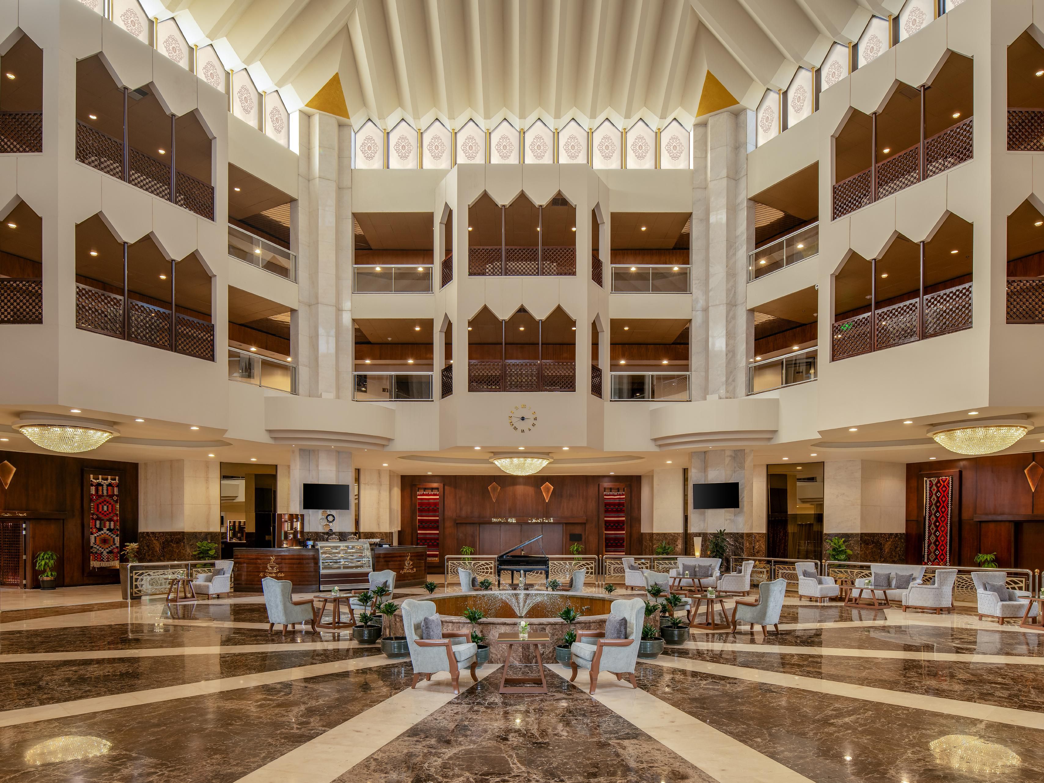 Elegant Atrium at InterContinental Taif, a blend of style and char