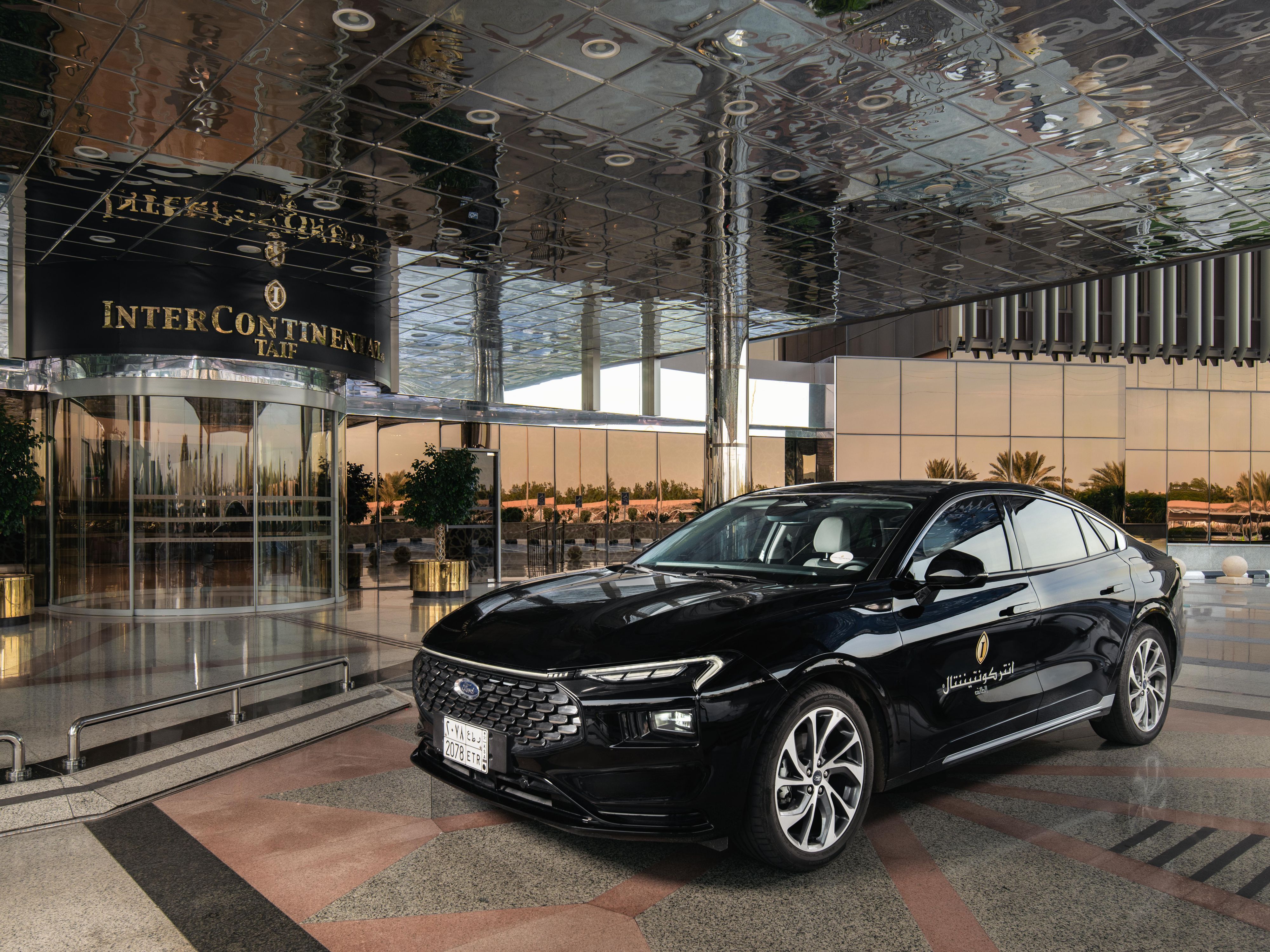Arriving in style at the grand entrance of InterContinental Taif
