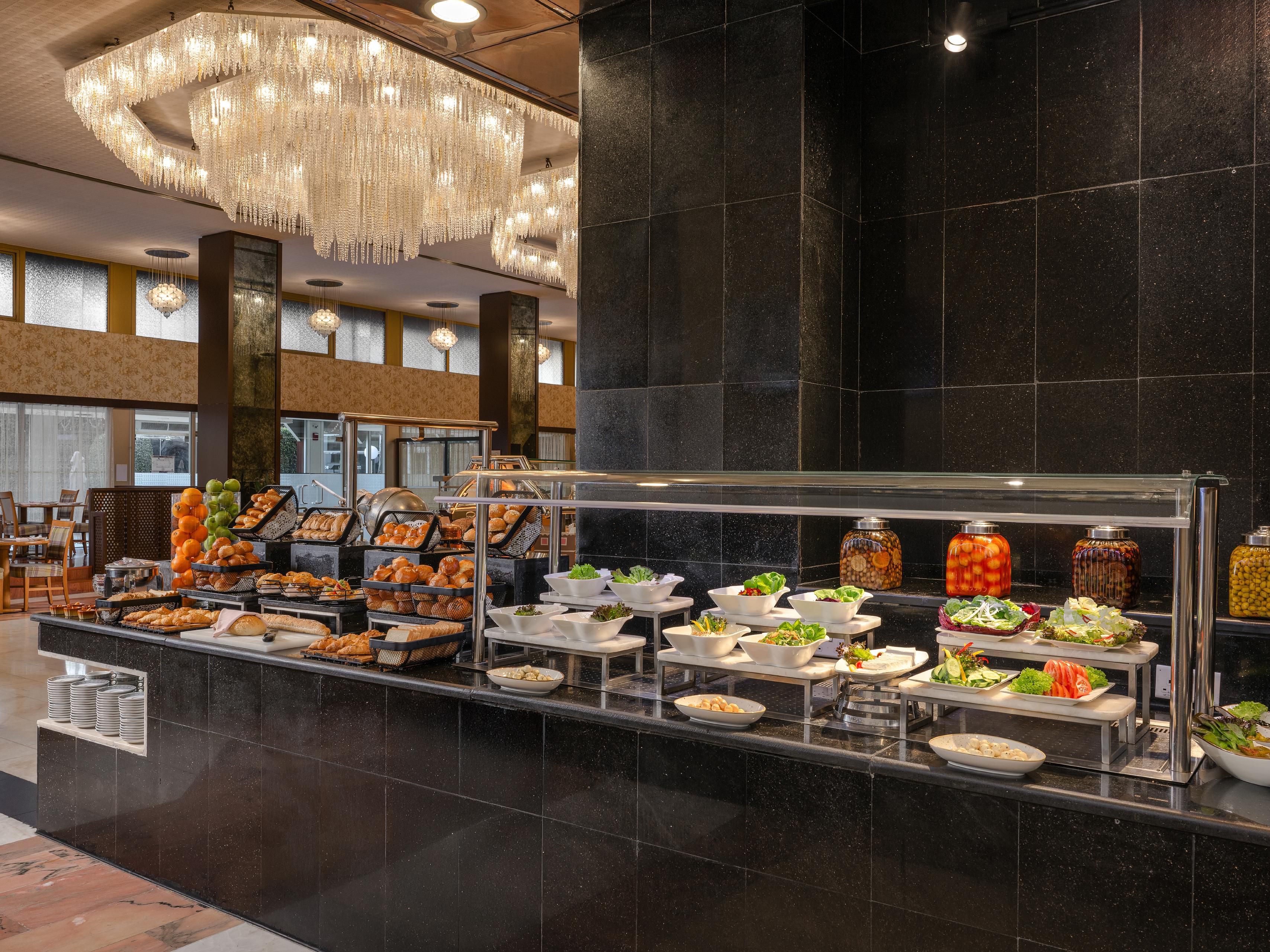 Start your day with a delicious breakfast buffet at Hawazen