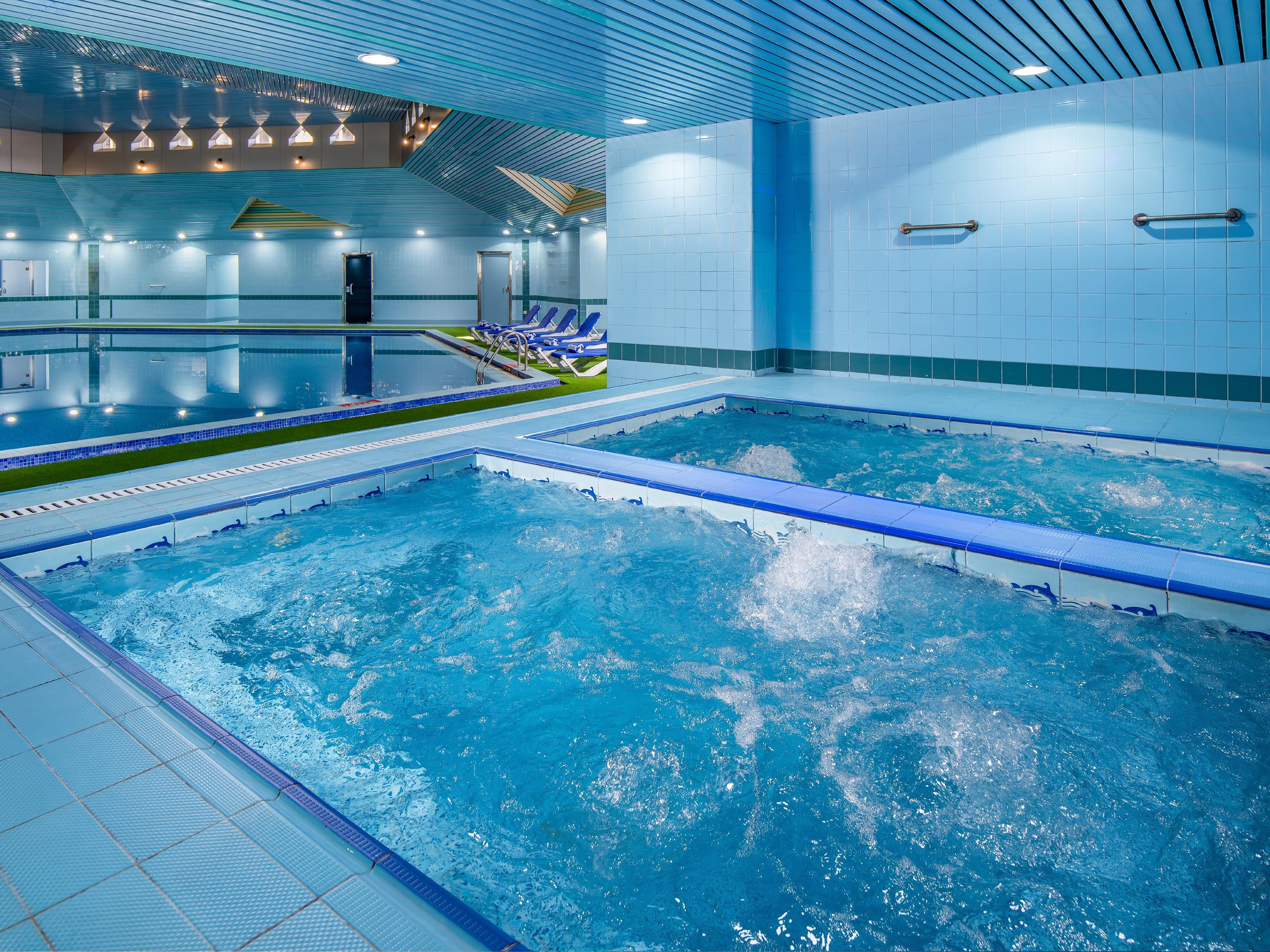Relax and rejuvenate in the soothing whirlpool